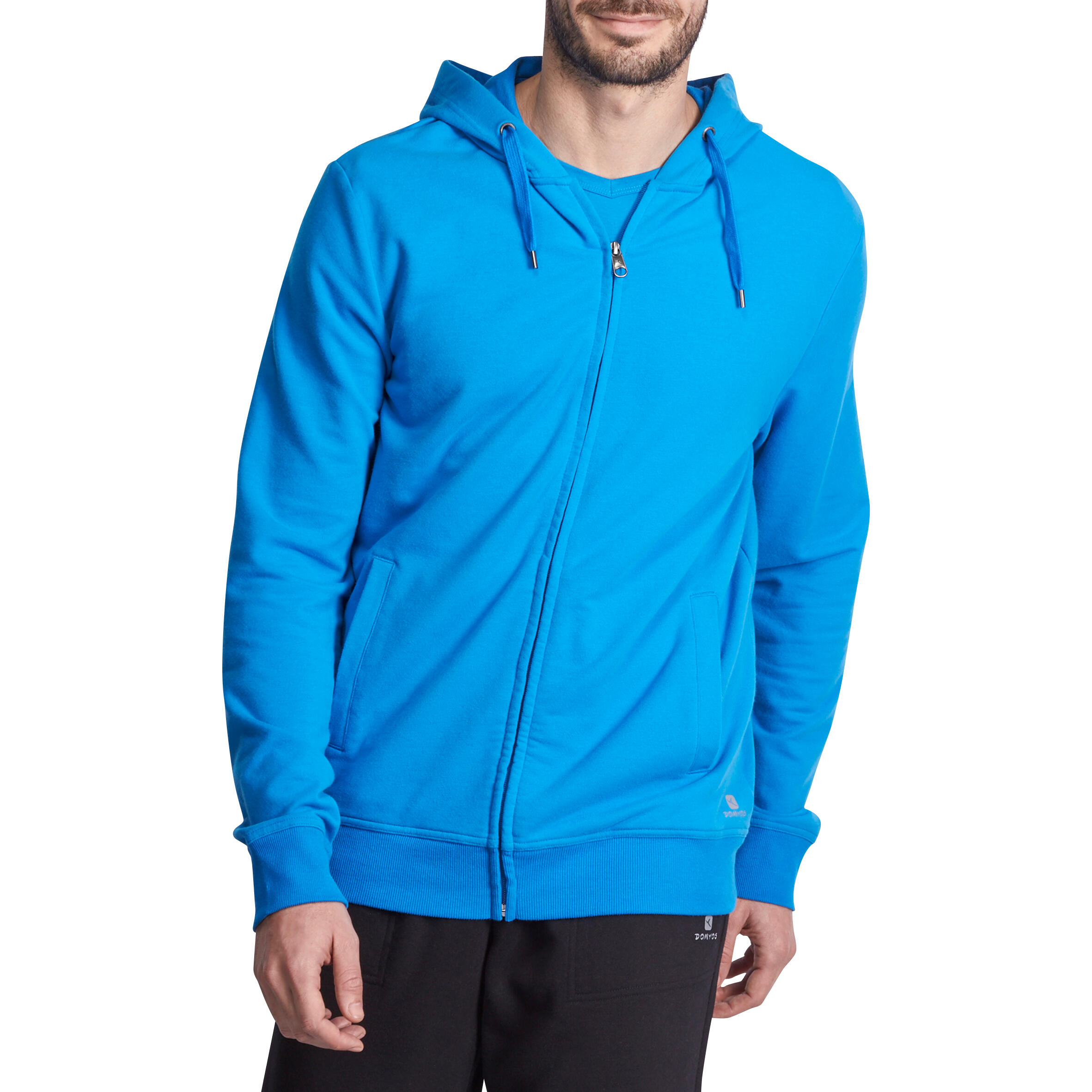 Fitness Hooded Jacket - Light Blue 2/12