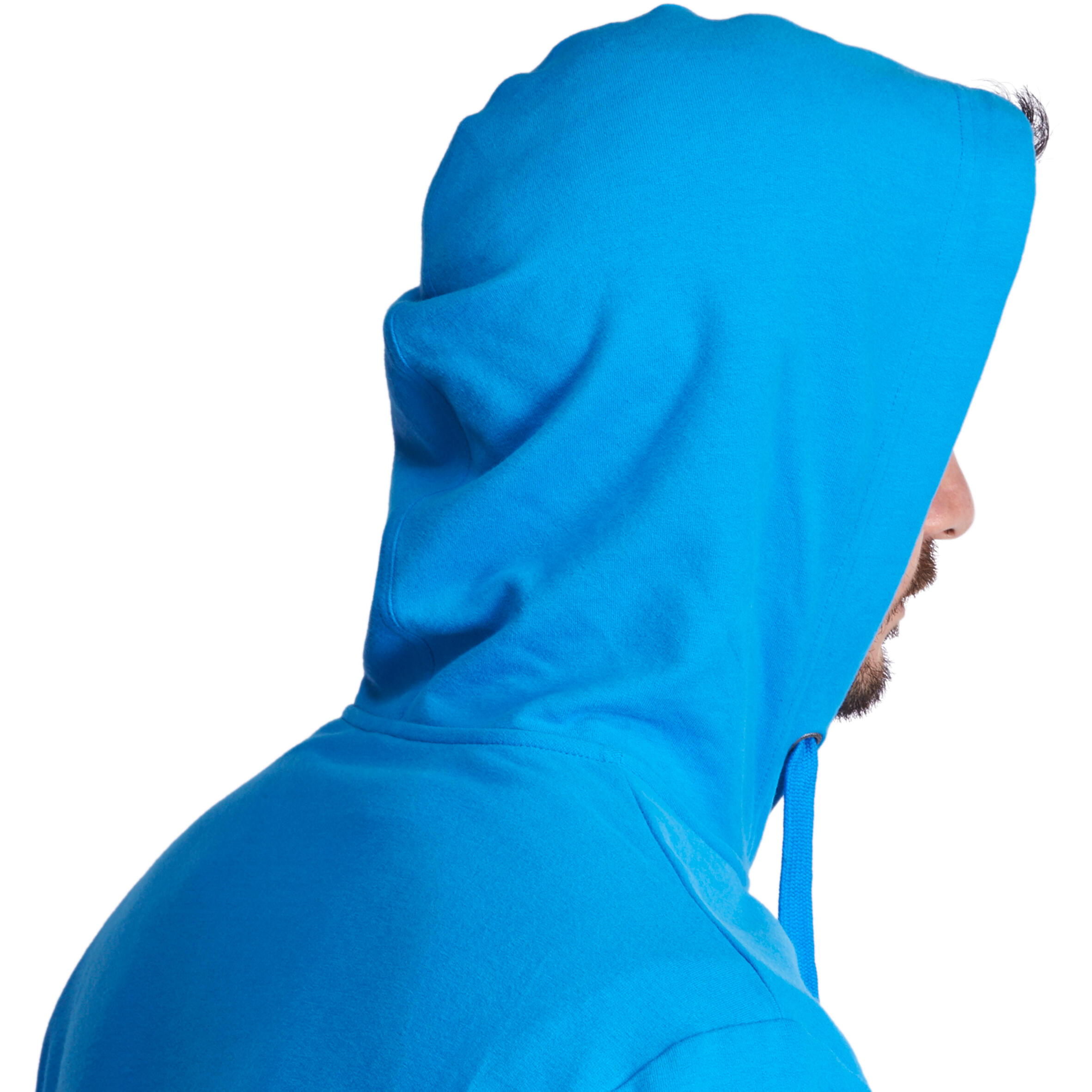 Fitness Hooded Jacket - Light Blue 10/12
