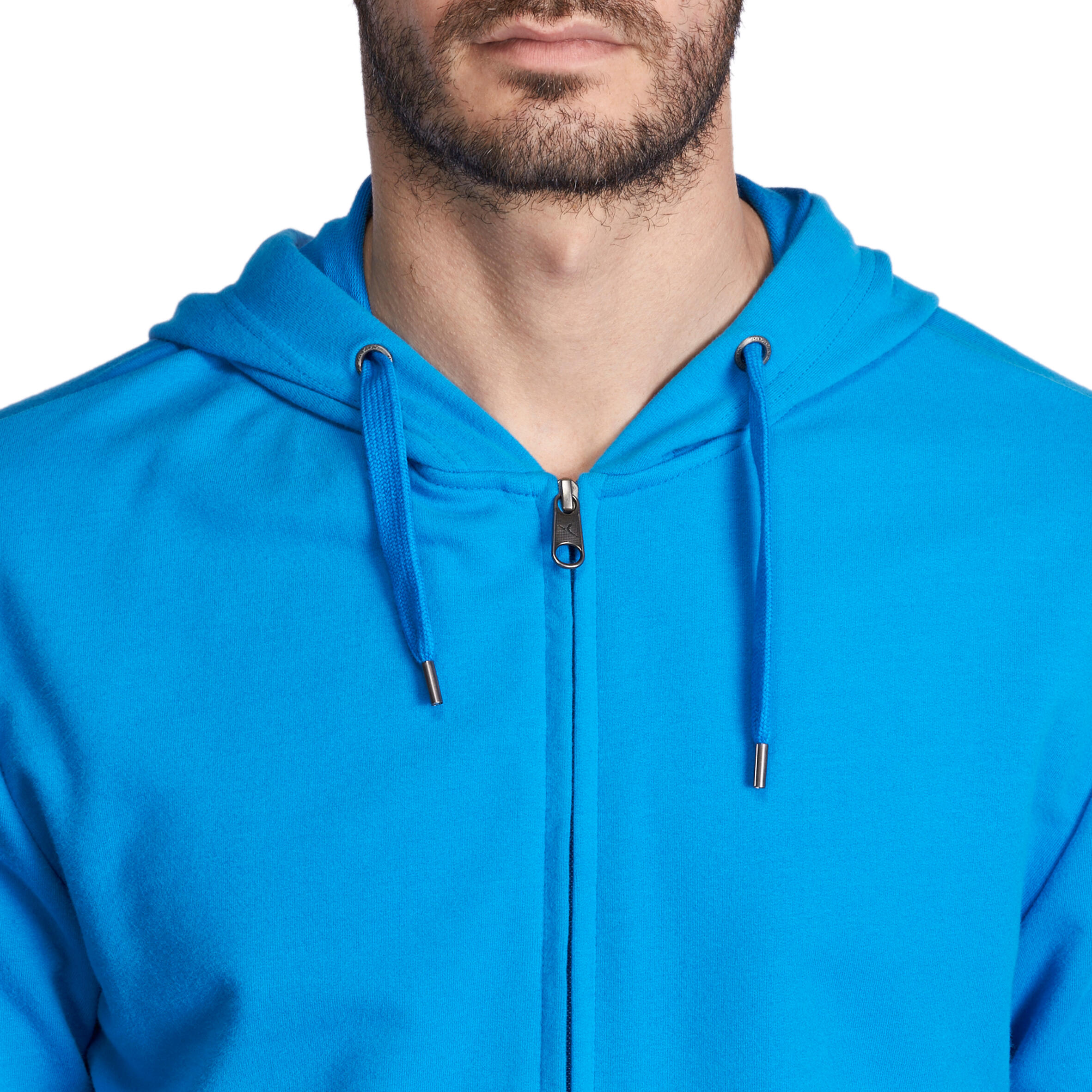 Fitness Hooded Jacket - Light Blue 5/12