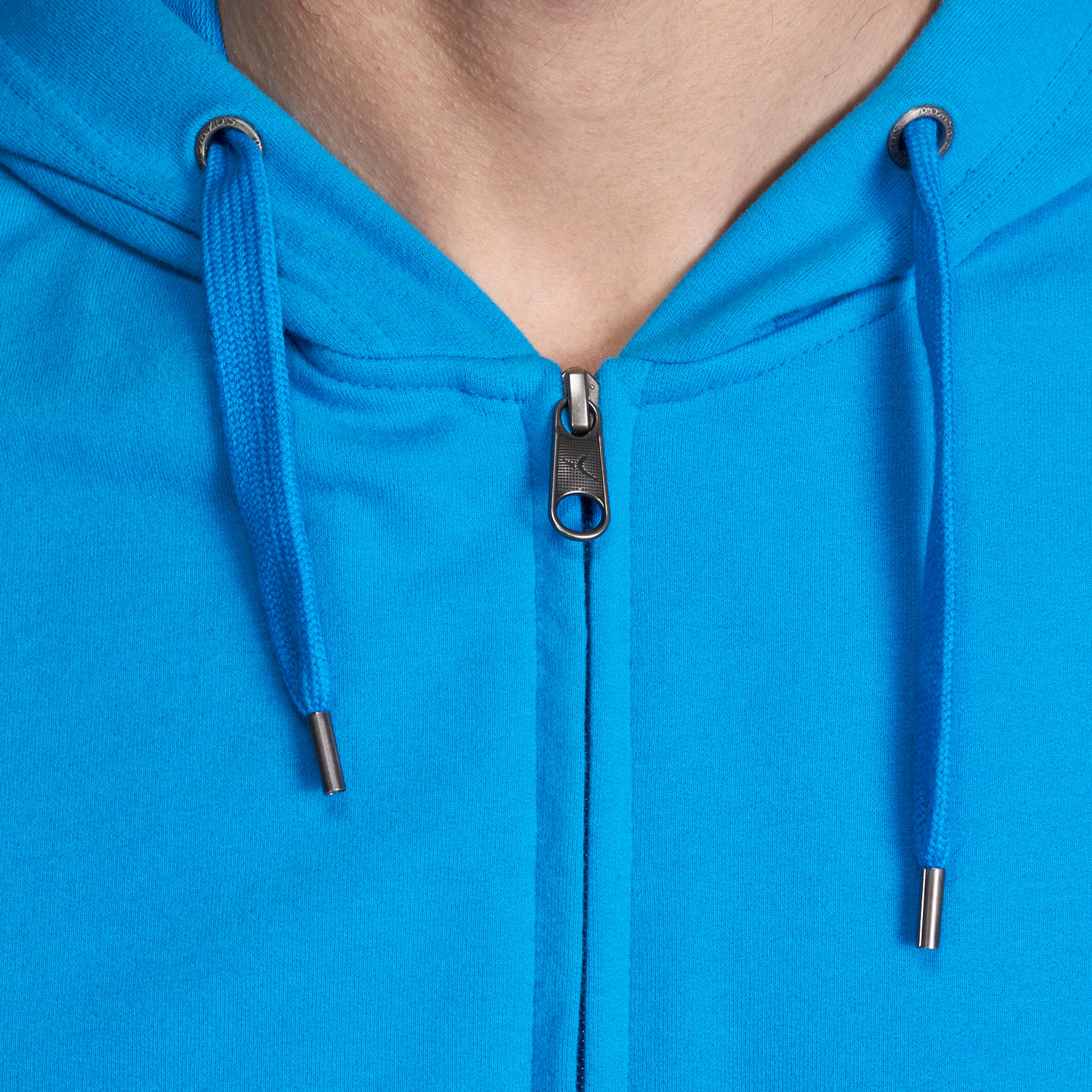 Fitness Hooded Jacket - Light Blue 6/12
