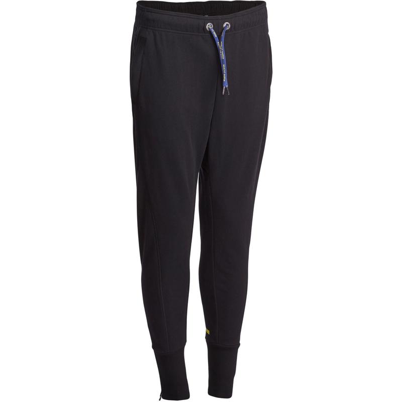 Warme broek Slim Team Fitness heren zwart | Domyos by Decathlon Warme broek Slim Team Fitness heren zwart | Domyos by Decathlon