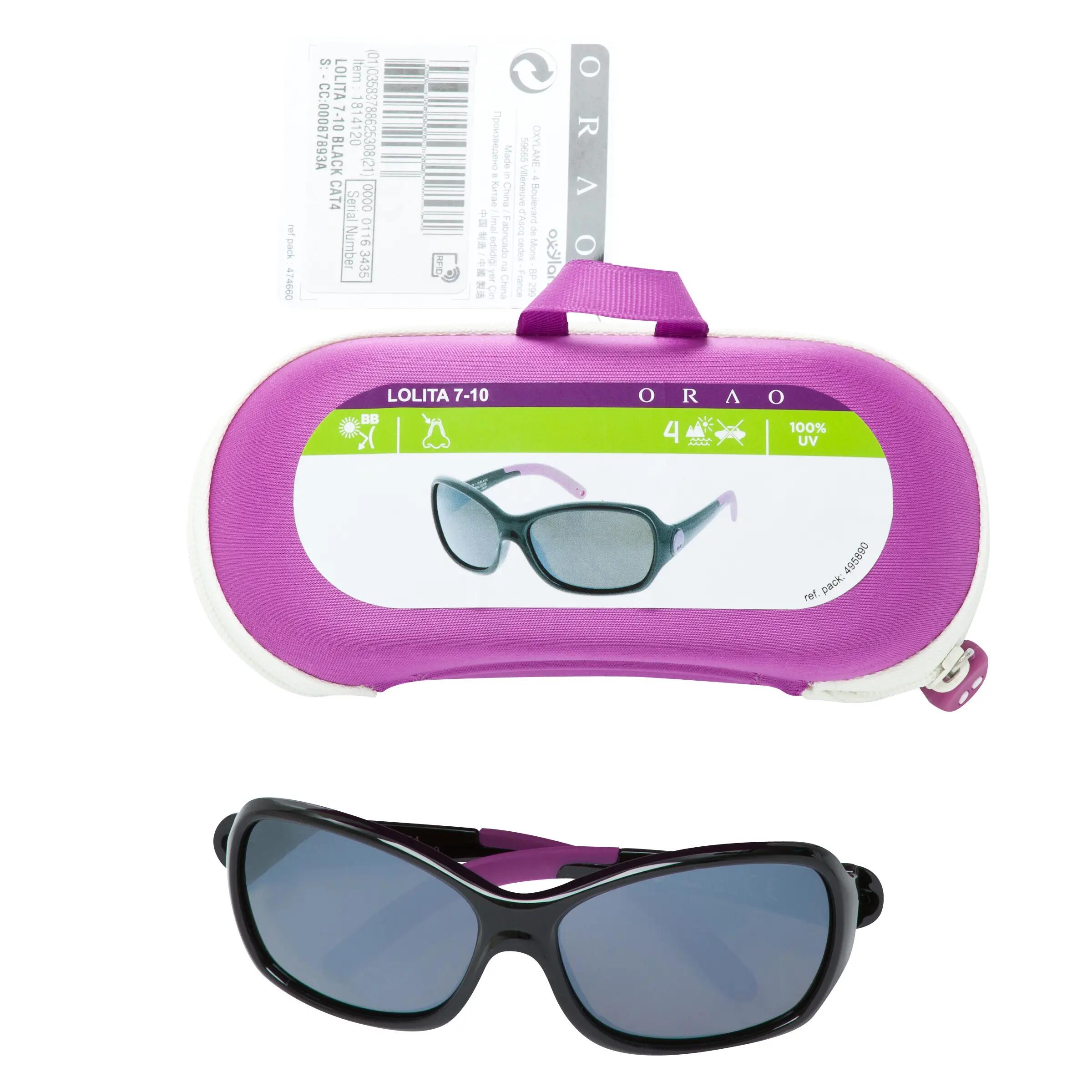 LOLITA kids' walking sunglasses (7 to 10 years) - black category 4 11/17