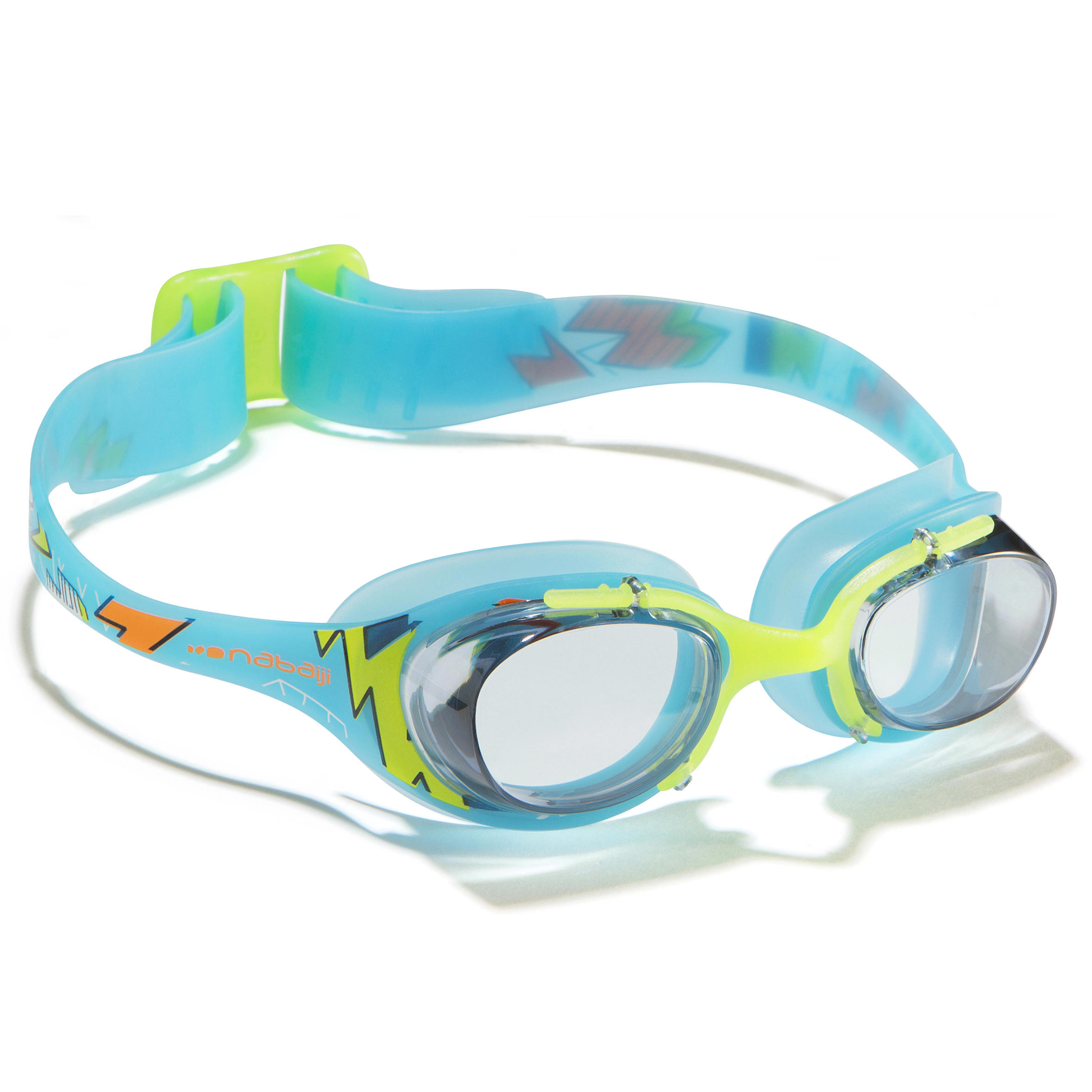 NABAIJI XBASE PRINT swimming goggles size S - Allbuz blue