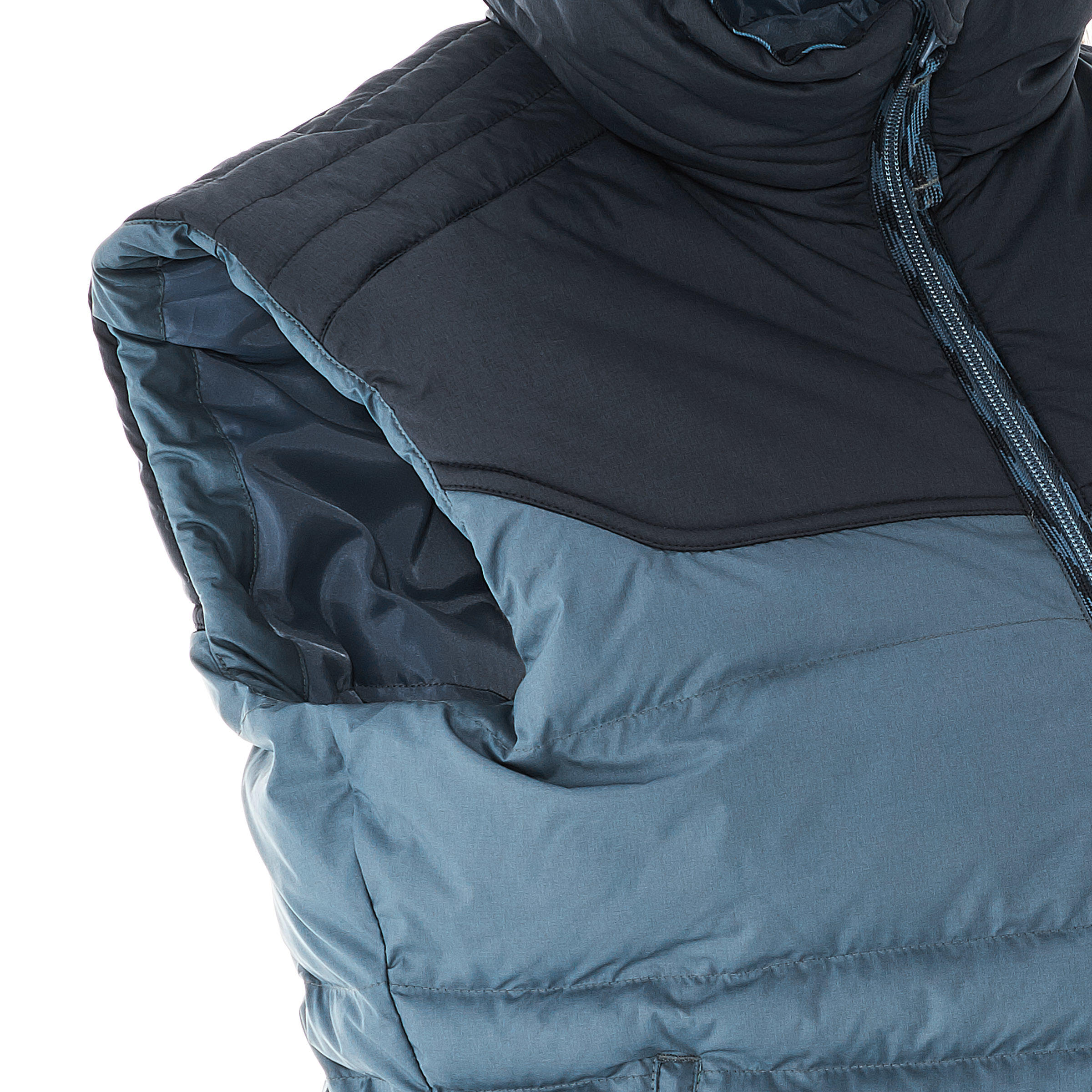 Arpenaz 600 Women's Hiking Gilet (sleeveless quilted jacket) blue 4/13