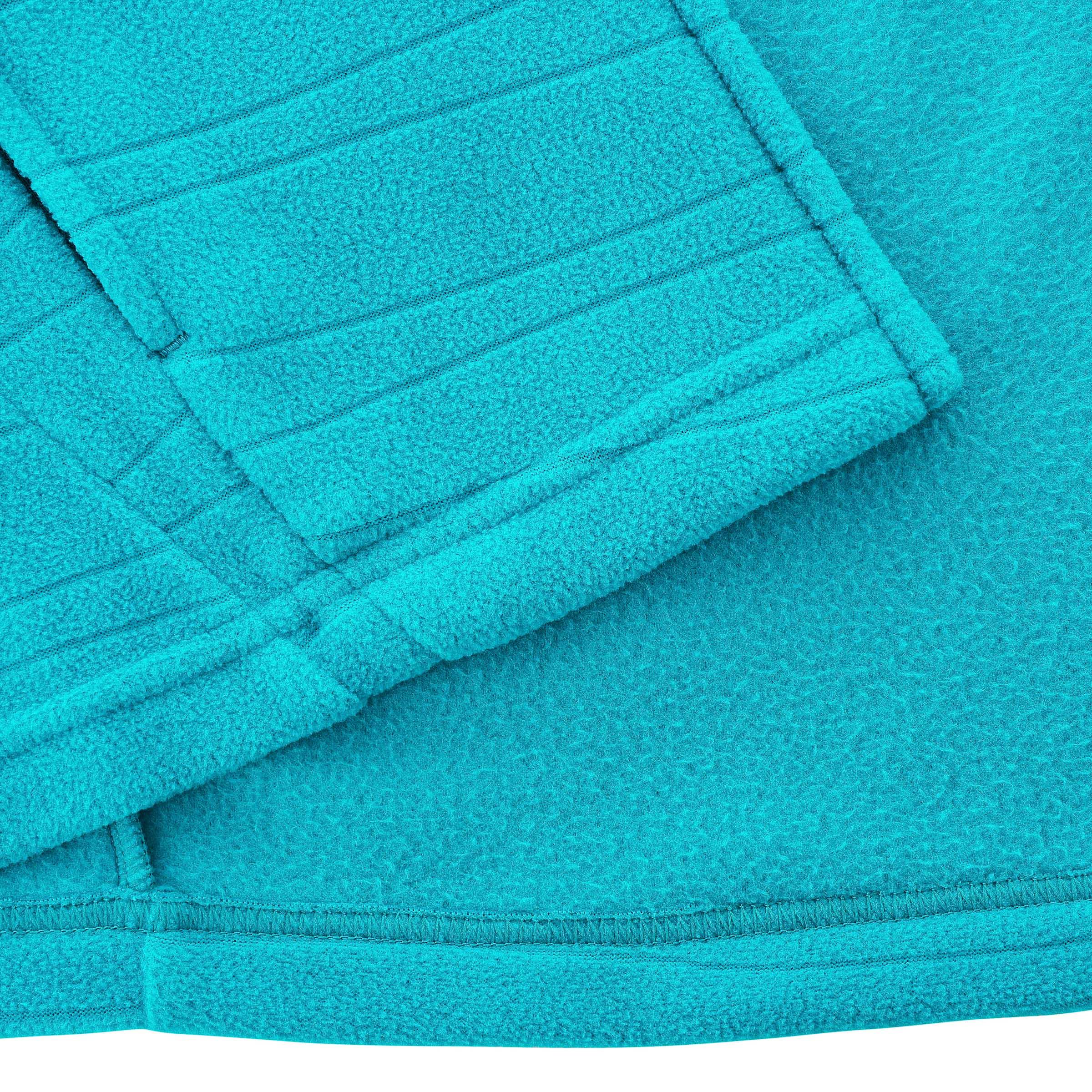 Forclaz 200 Women's Mountain Hiking Fleece Jacket - Embossed Blue 10/13