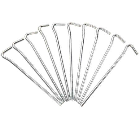 Pack of 10 Steel Tent Pegs