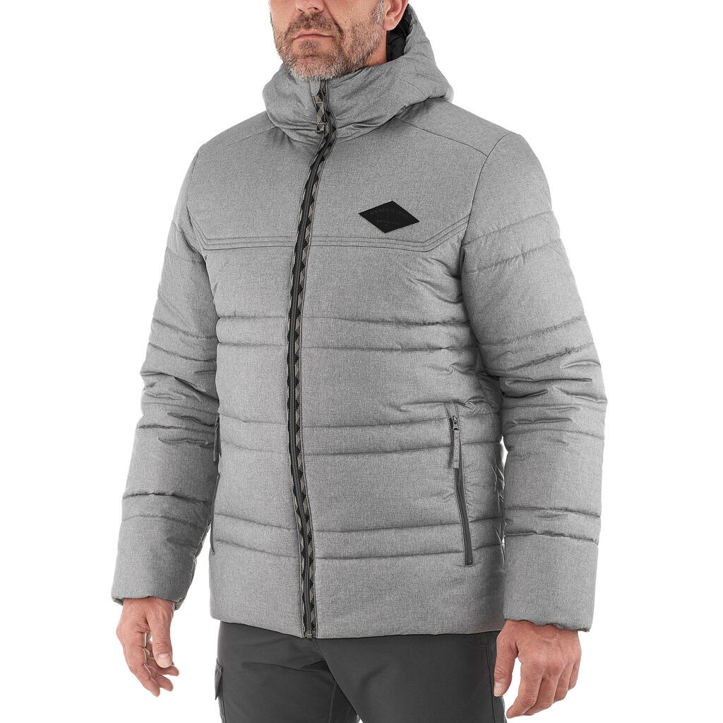 Wattierte Jacke Arpenaz 600 Herren grau