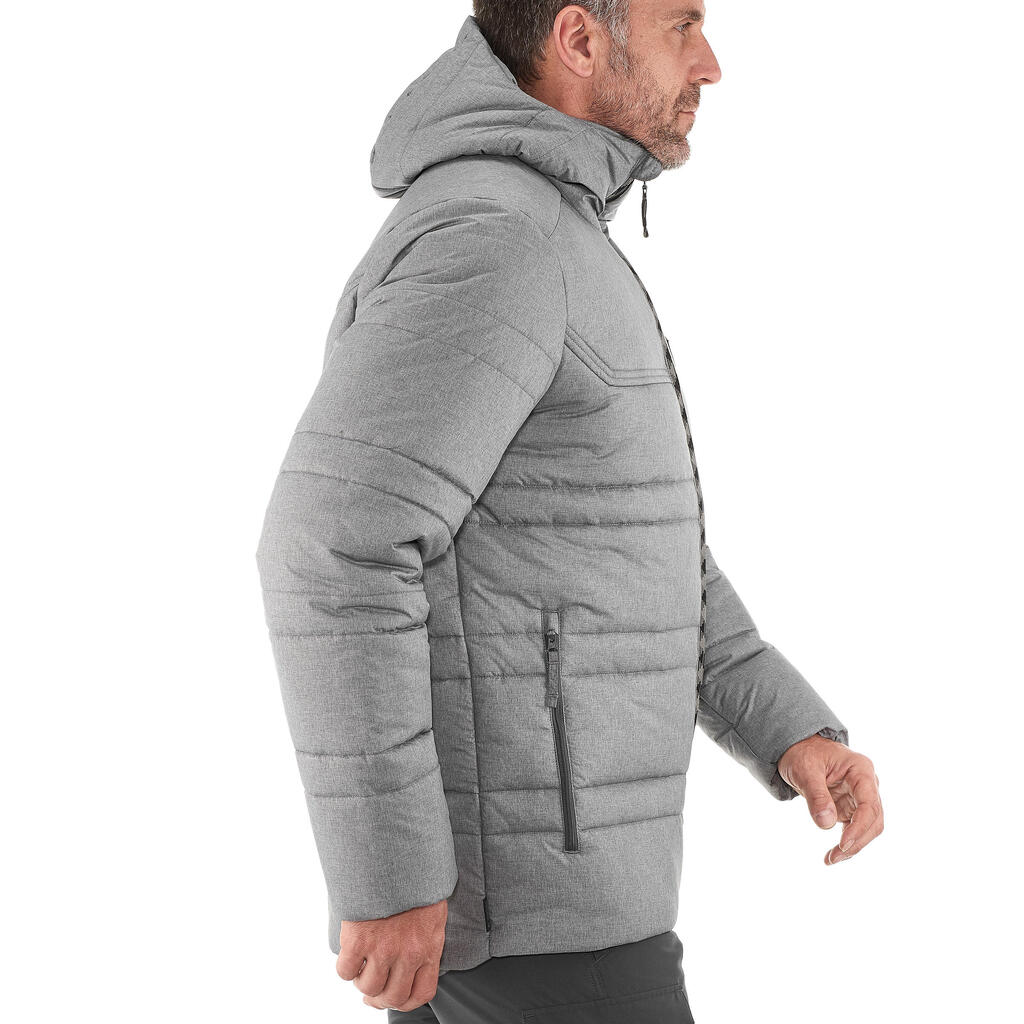 Wattierte Jacke Arpenaz 600 Herren grau