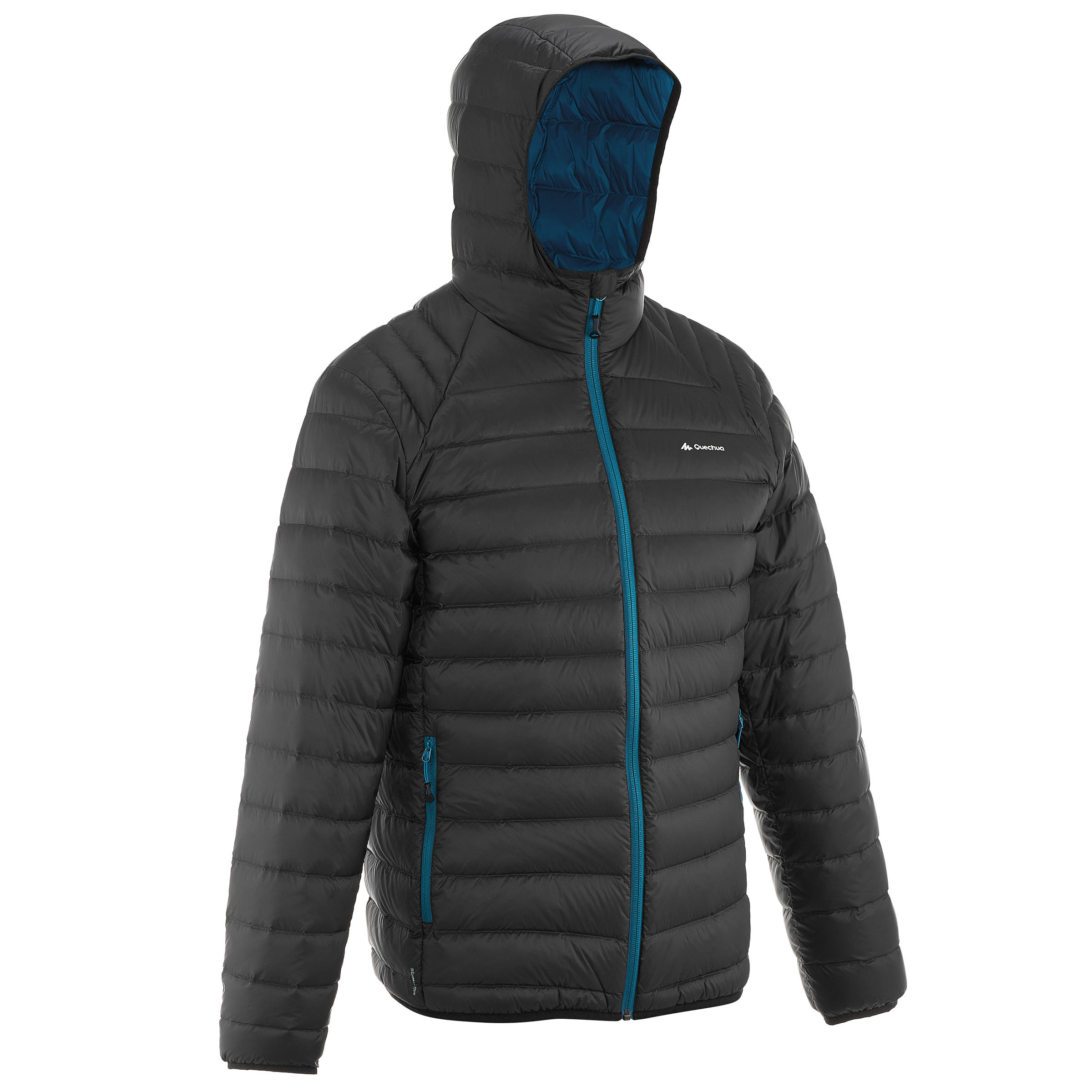 Full Down Men's Hiking Padded Jacket - Black