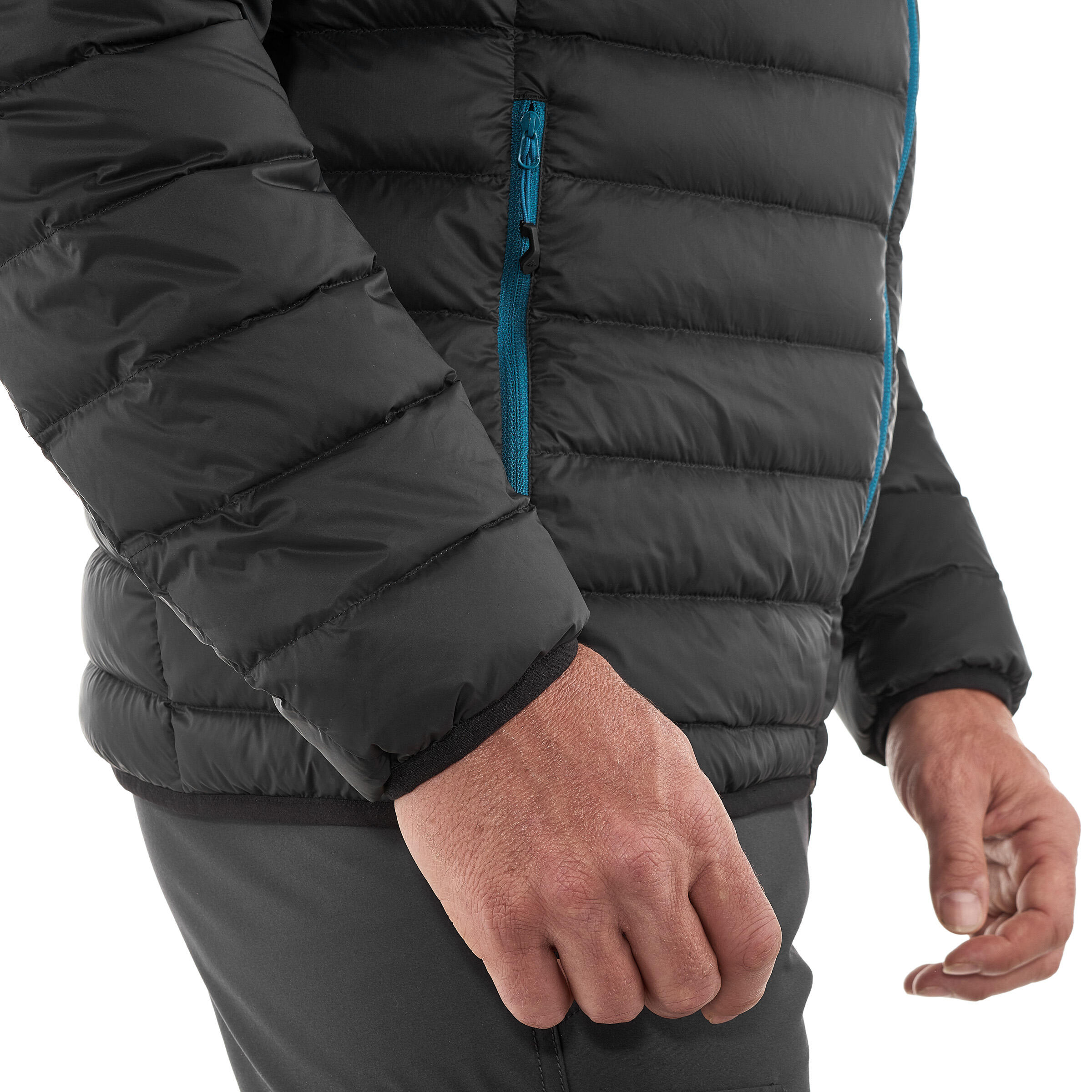 Full Down Men's Hiking Padded Jacket - Black 13/19