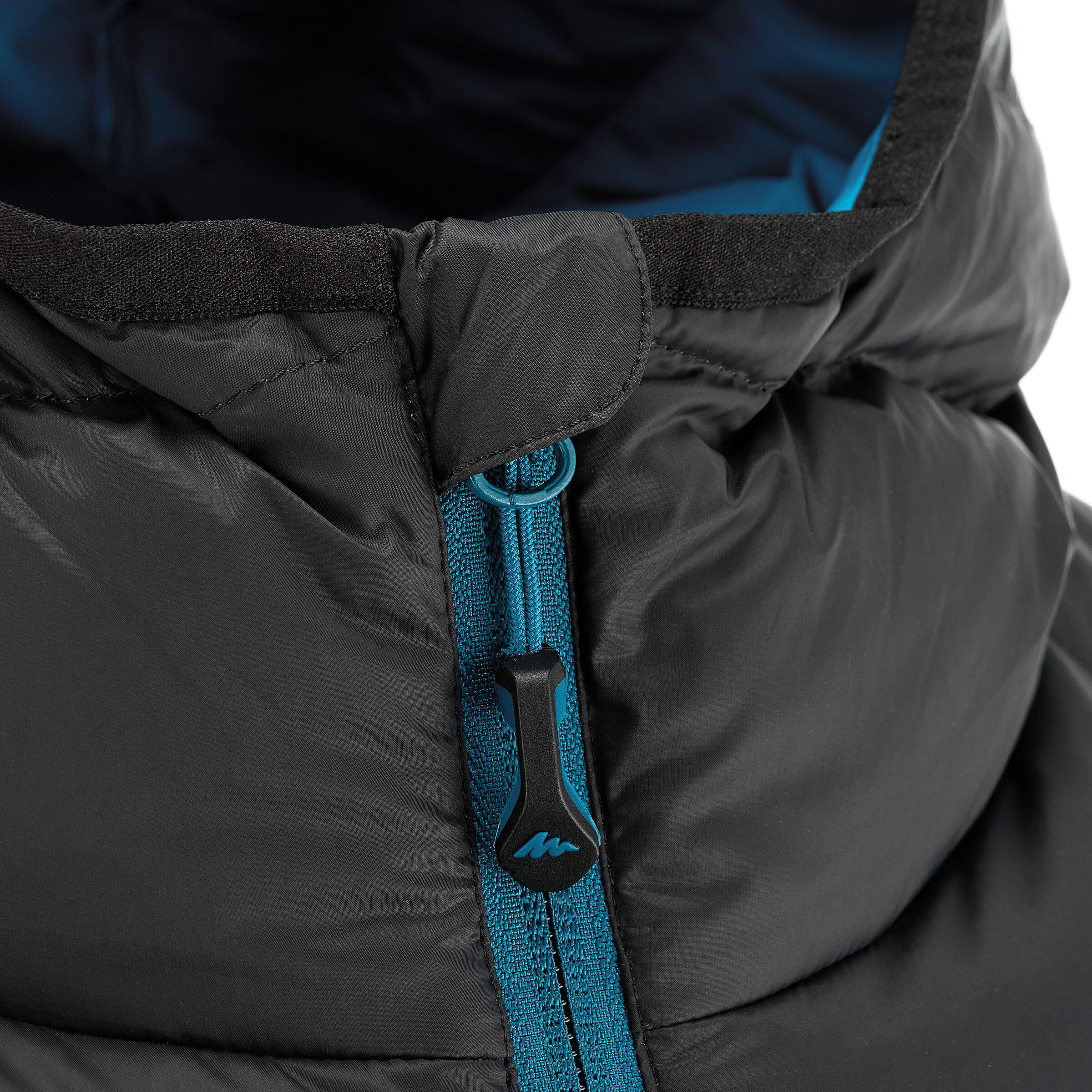 Full Down Men's Hiking Padded Jacket - Black 4/19