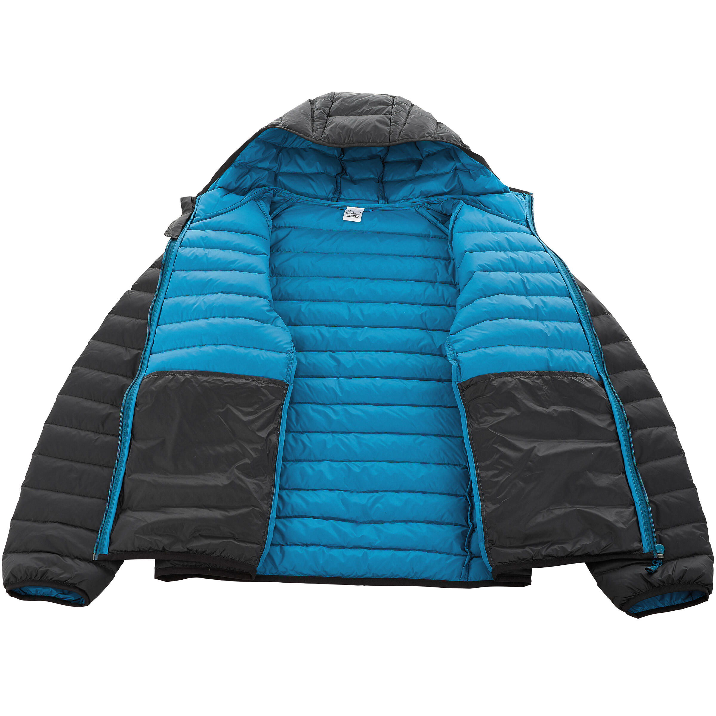 Full Down Men's Hiking Padded Jacket - Black 8/19