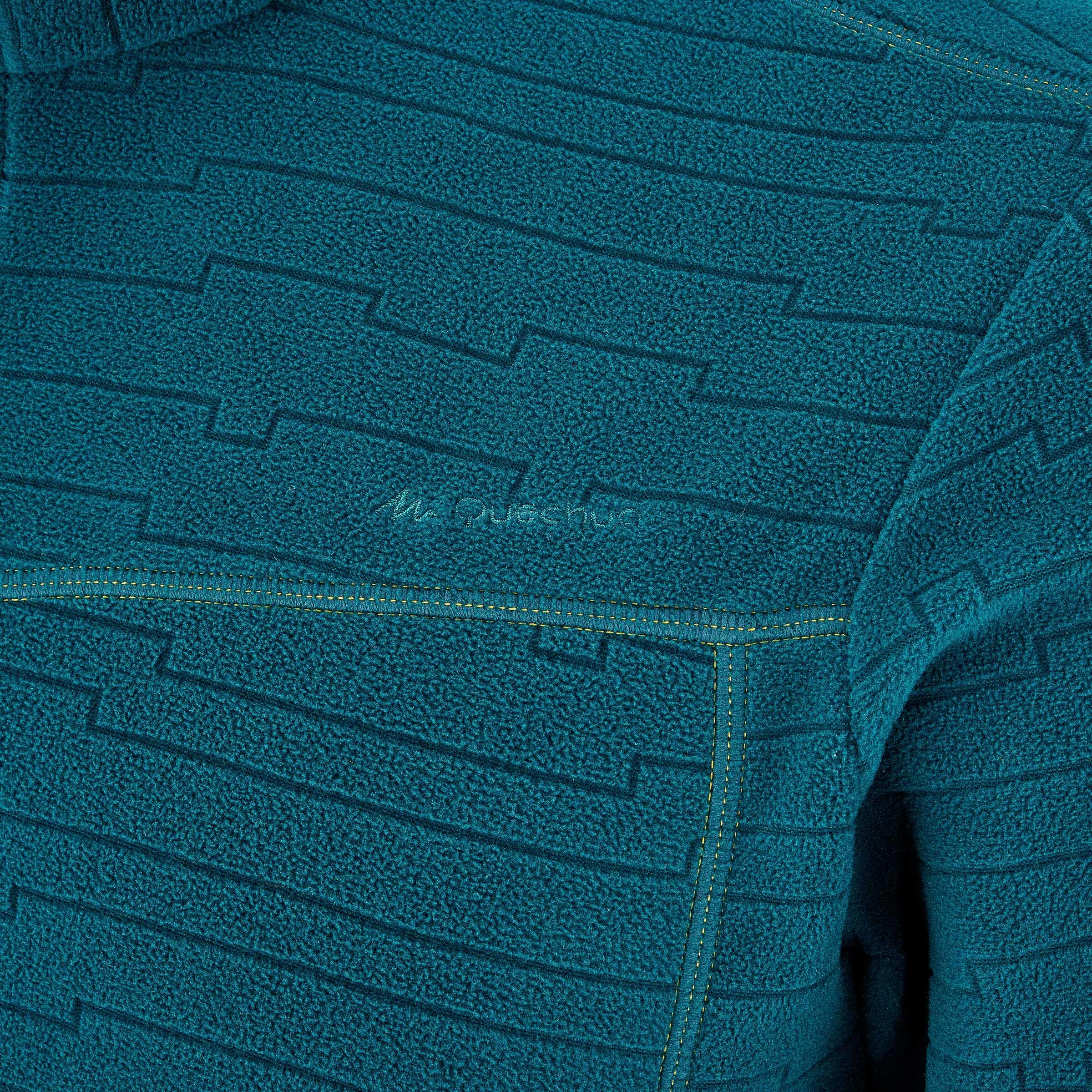 Forclaz 200 Men's Mountain Hiking Fleece Jacket - Emboss Blue 7/14