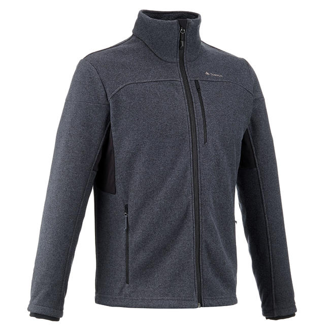 Buy Fleeces Online Forclaz 500 Men Hiking Fleece Dark Grey Decathlon