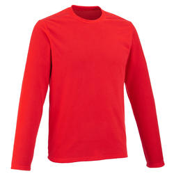 Polaire randonnée montagne homme Forclaz 20 rouge