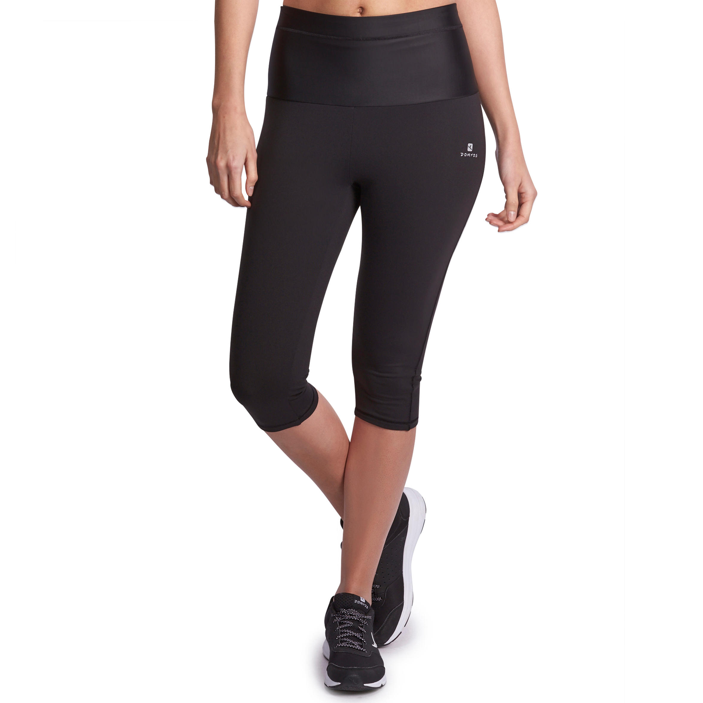 Shape Women's Fitness Flat-Stomach Cropped Bottoms - Black 2/12