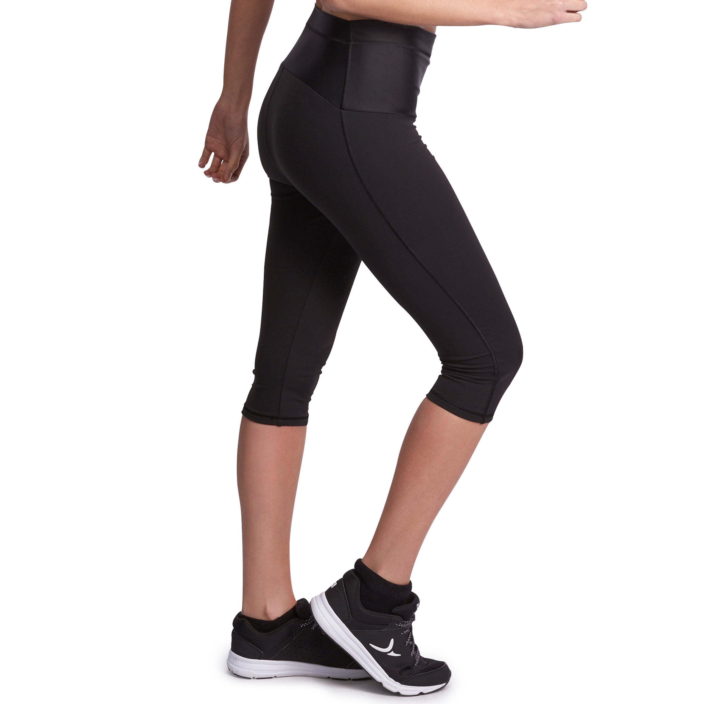 Shape Women's Fitness Flat-Stomach Cropped Bottoms - Black 3/12