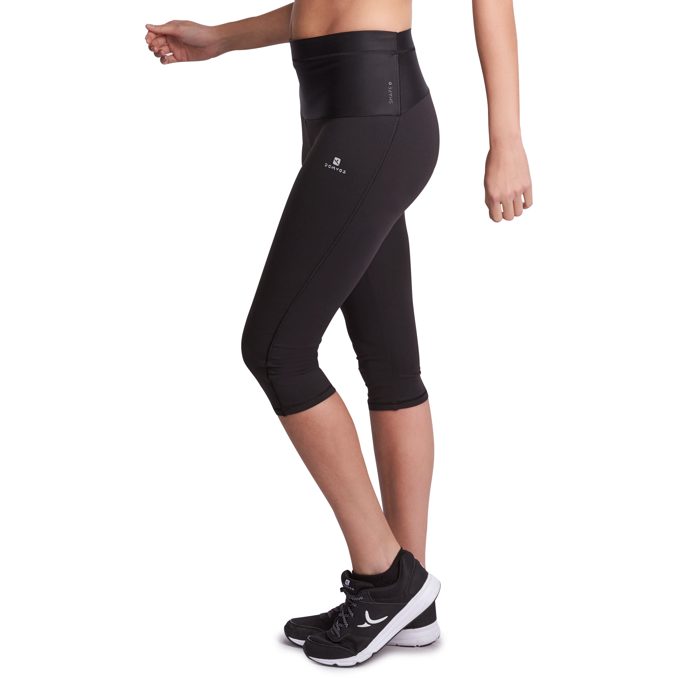 Shape Women's Fitness Flat-Stomach Cropped Bottoms - Black 5/12