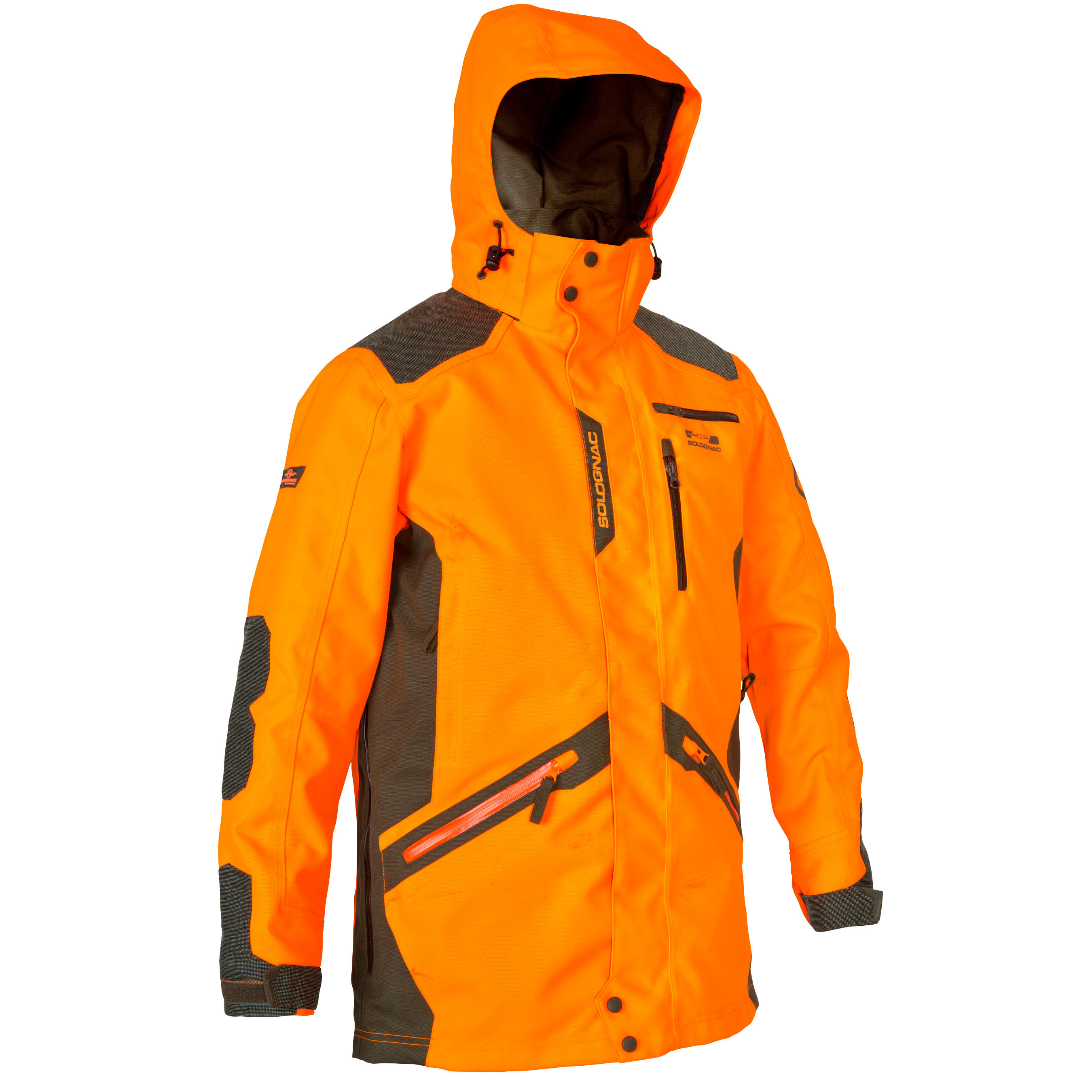 SOLOGNAC Jagdjacke / Regenjacke SUPERTRACK 900 strapazierfähig orange | 03583788567875 SOLOGNAC Jagdjacke / Regenjacke SUPERTRACK 900 strapazierfähig orange | 03583788567875
