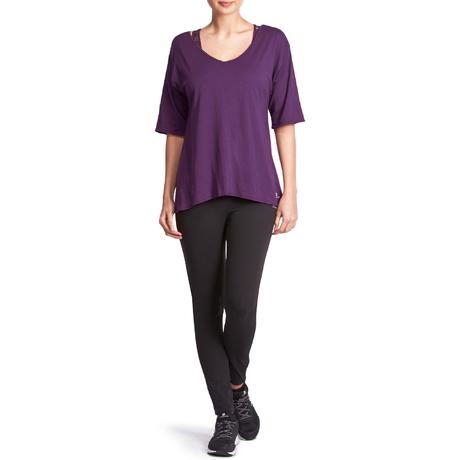 T-shirt ample SHAPE fitness femme violet | Domyos by Decathlon