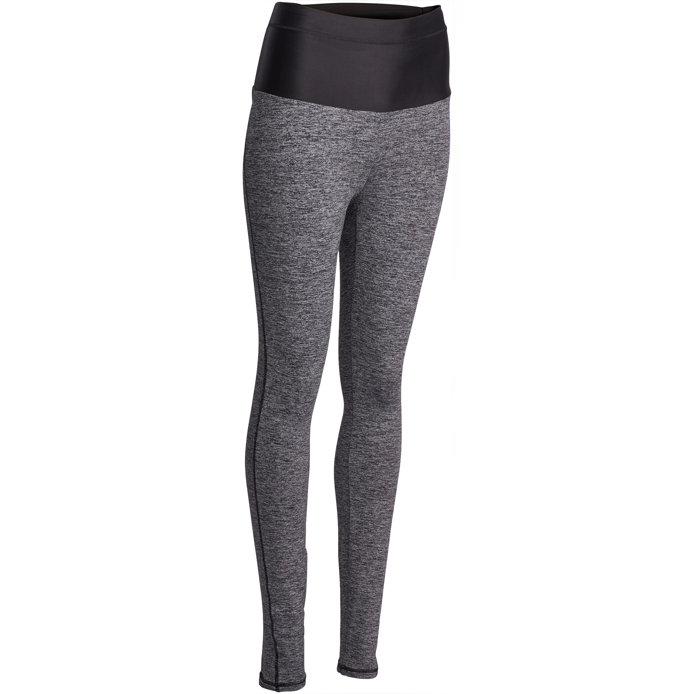 Shape+ Women's Fitness Leggings - Mottled Grey DOMYOS | Decathlon