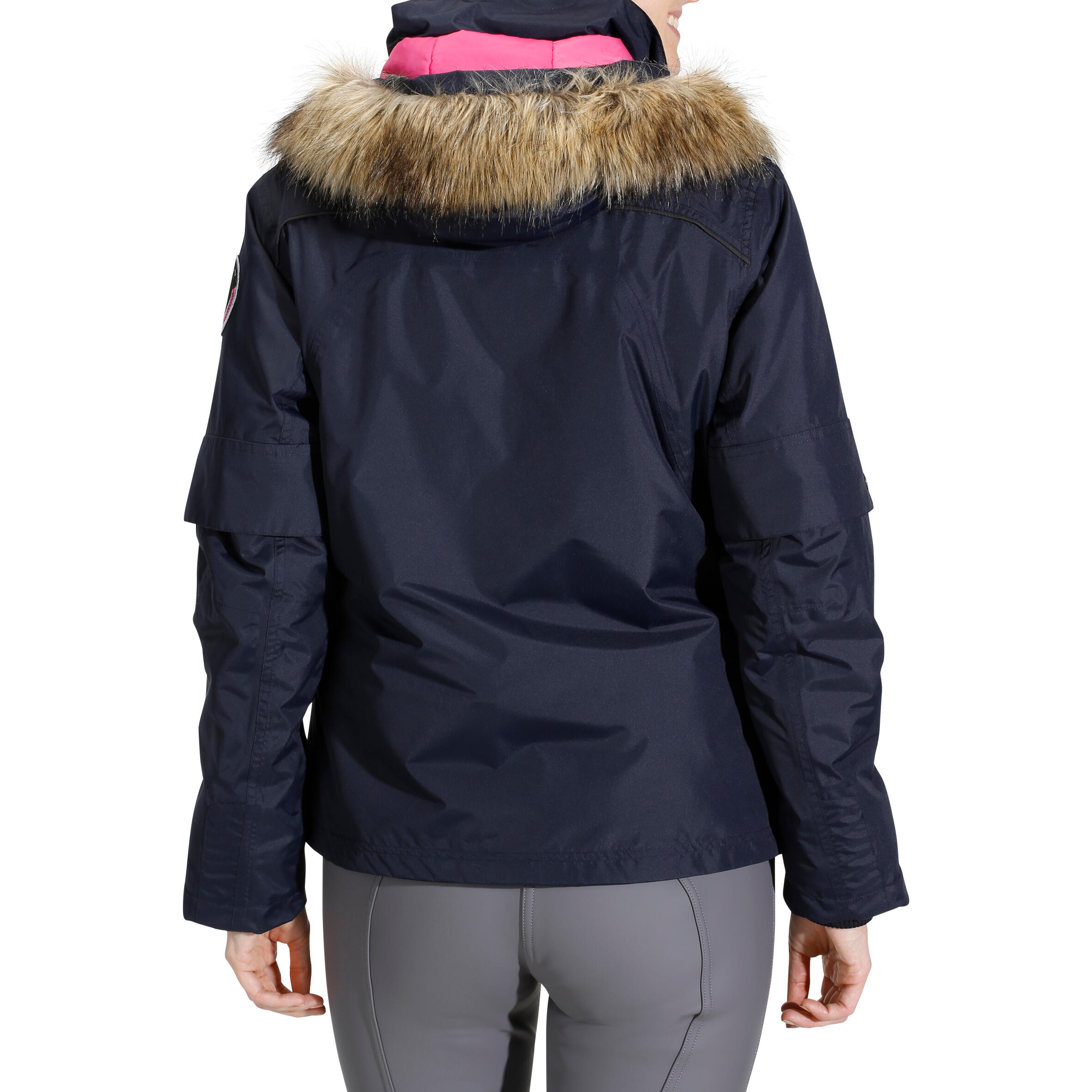 Tosca 1 Women's Horse Riding Warm Waterproof Jacket - Navy Blue 4/23