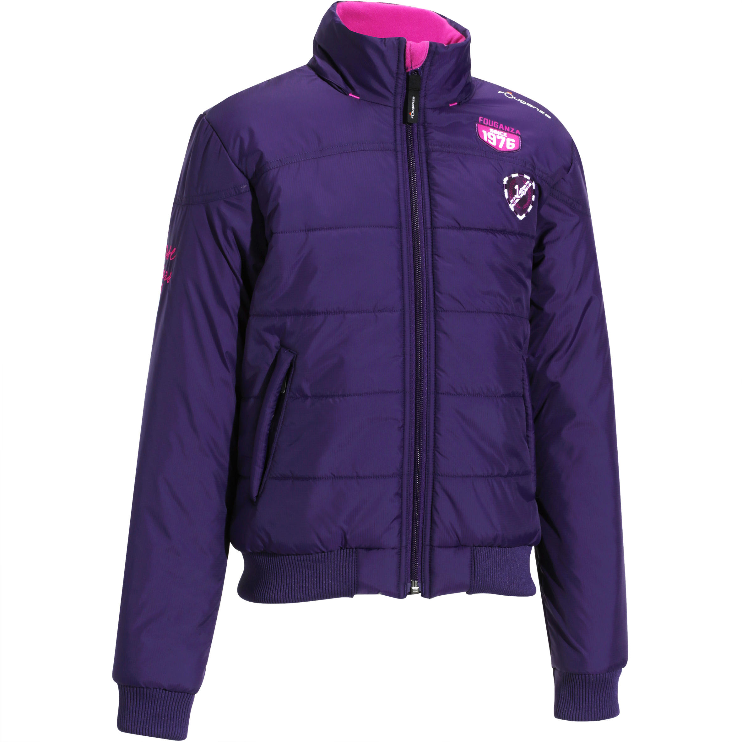 FOUGANZA Access Children's Horse Riding Anorak - Purple