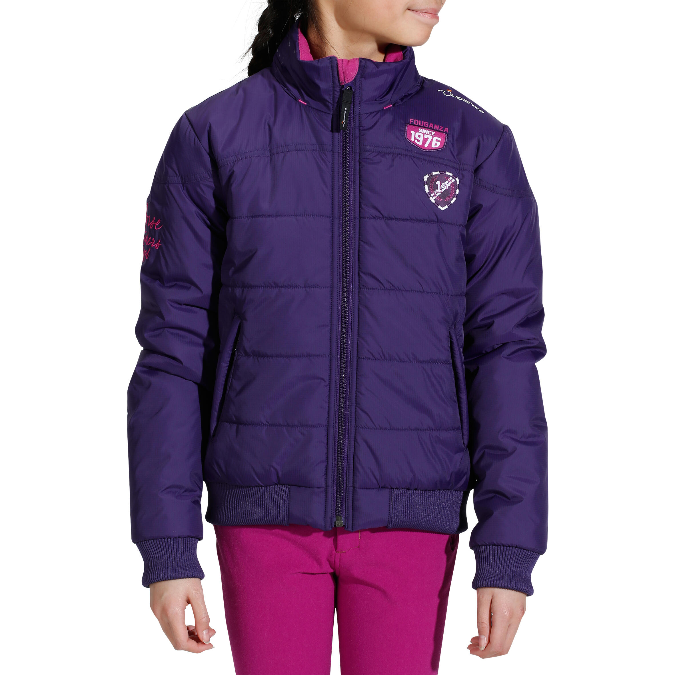 Access Children's Horse Riding Anorak - Purple 2/17