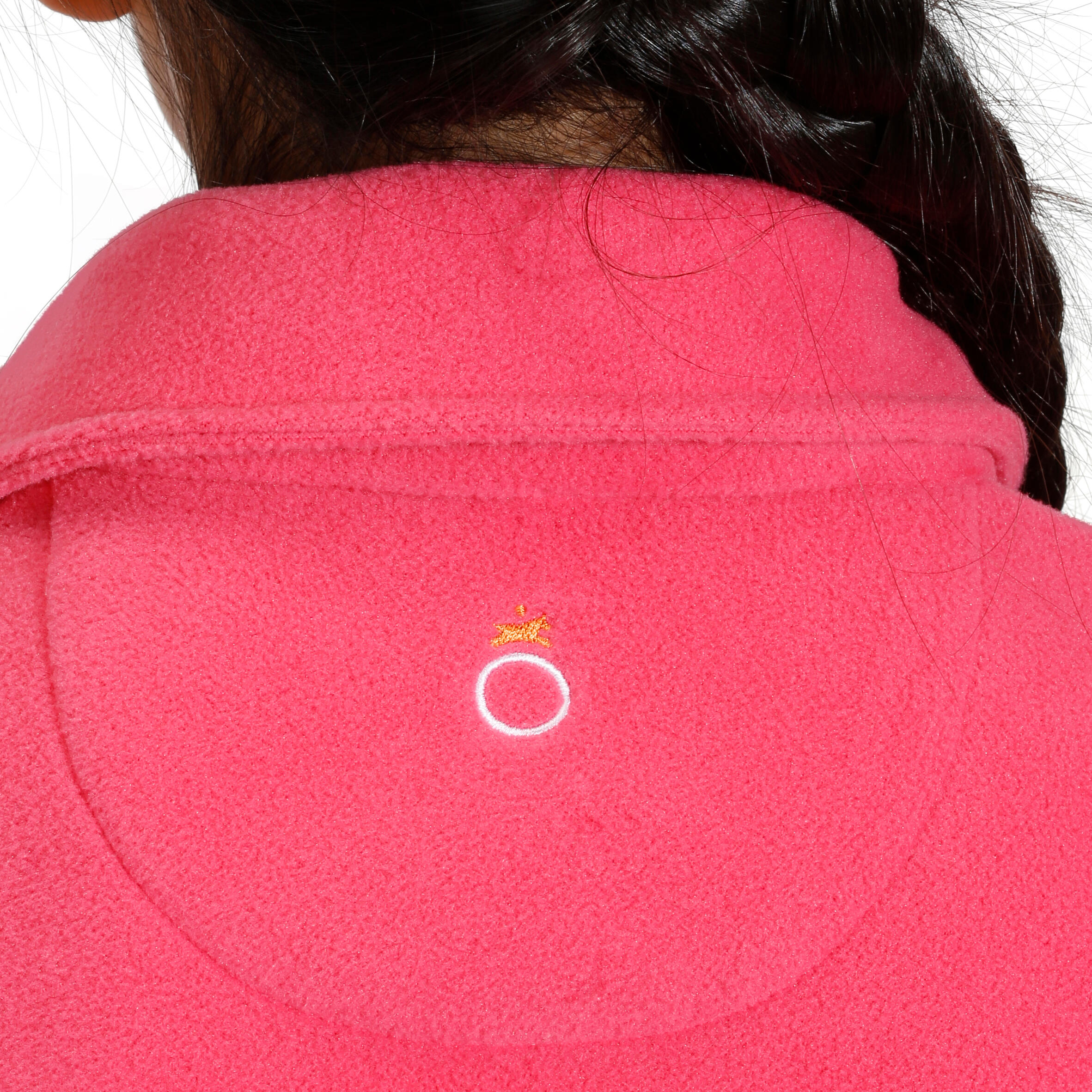 Paddock Girls' Horse Riding Fleece - Fuchsia 12/13