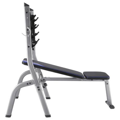 ba 500 fold-down weight bench domyos by decathlon