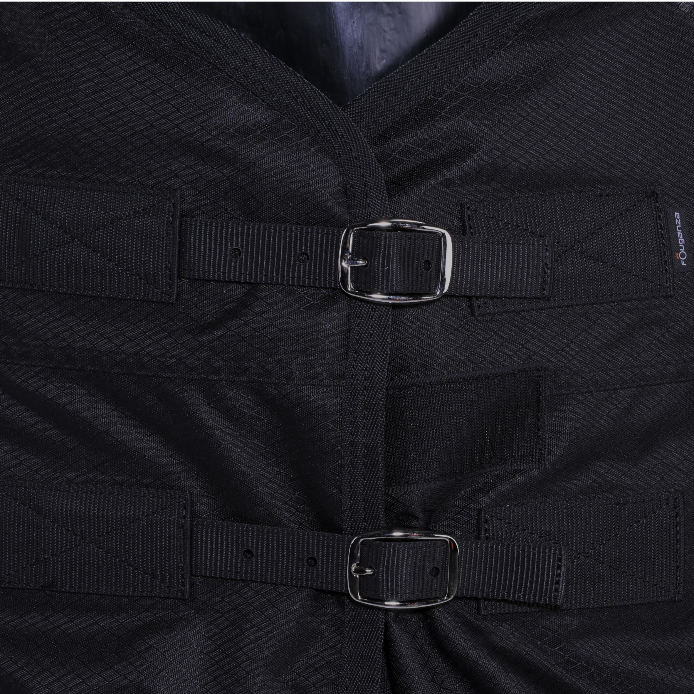 Couverture imperméable équitation cheval et poney ALLWEATHER 200 600D noir 2/8
