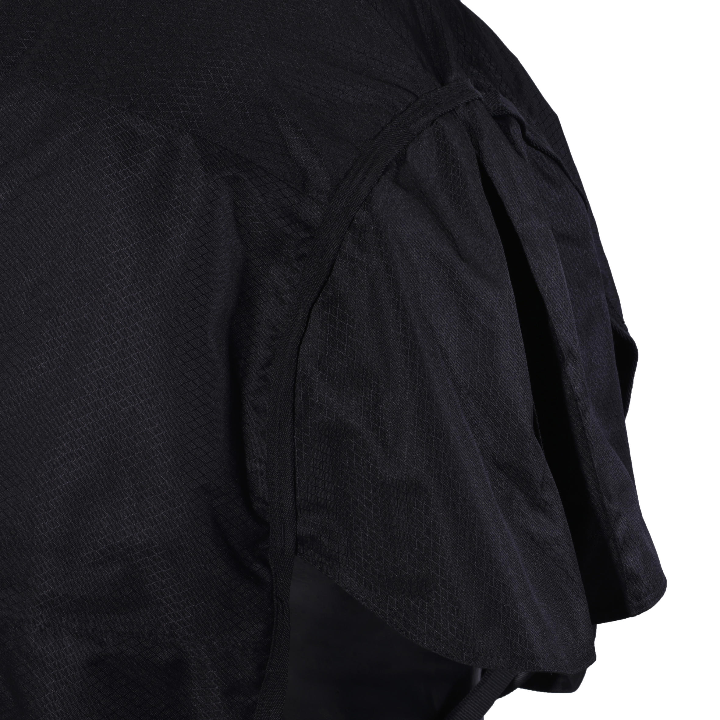 Couverture imperméable équitation cheval et poney ALLWEATHER 200 600D noir 7/8