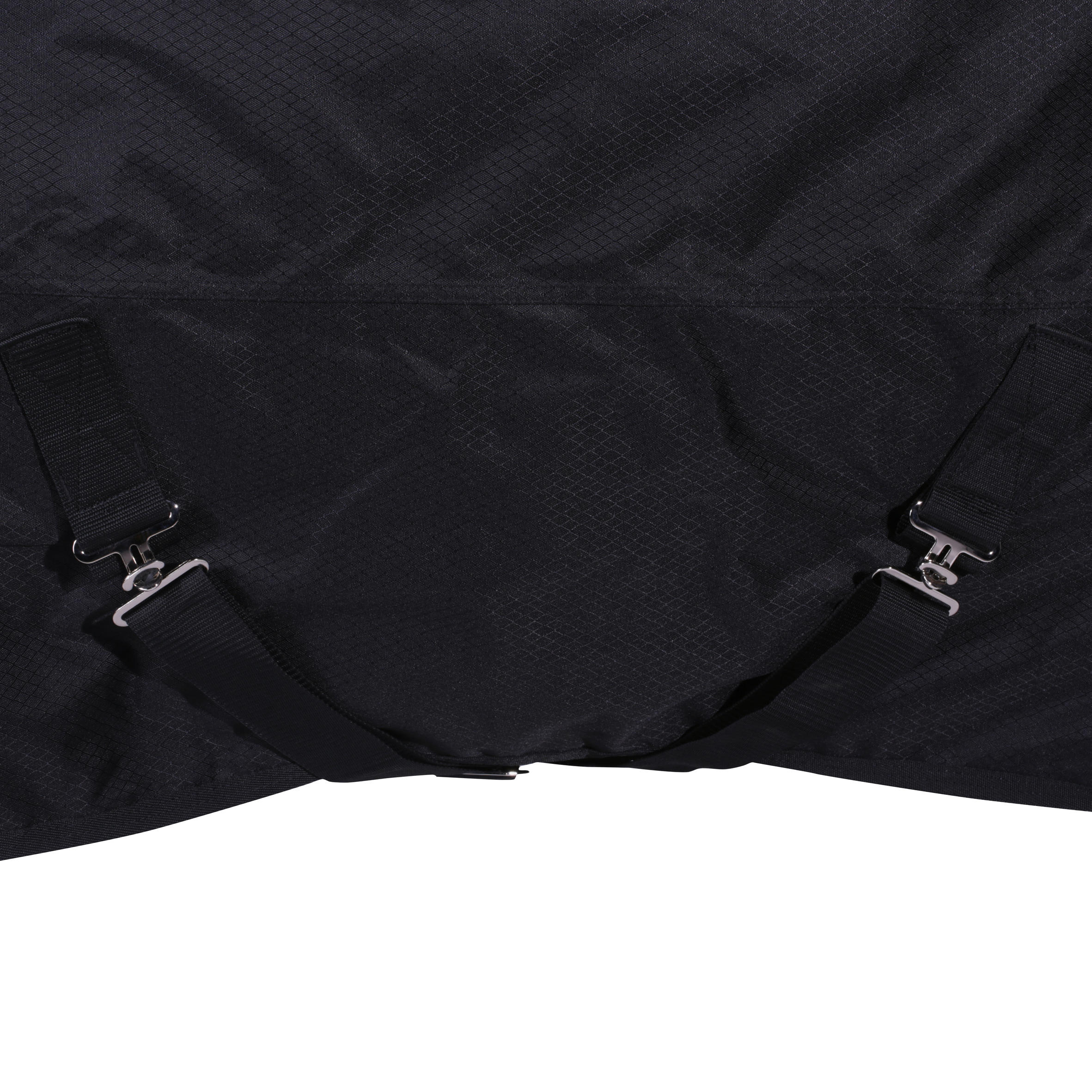 Couverture imperméable équitation cheval et poney ALLWEATHER 200 600D noir 6/8