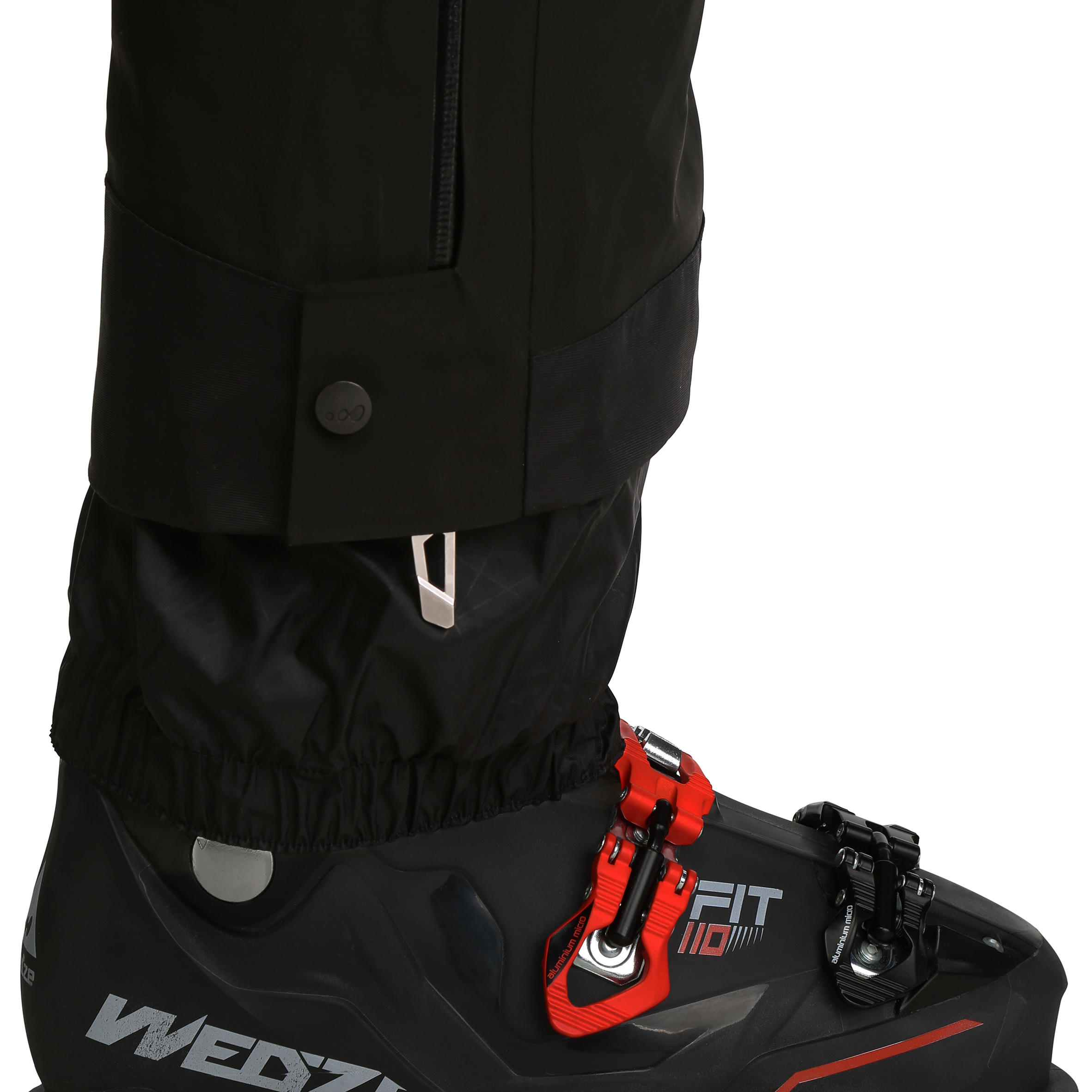 Ski-P PA 900 Men's Downhill Ski Trousers - Black 8/9