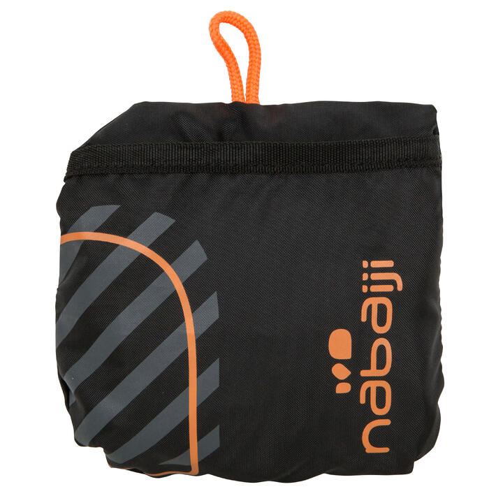 Drawstring Swim Bag - Logo Black Orange - Decathlon