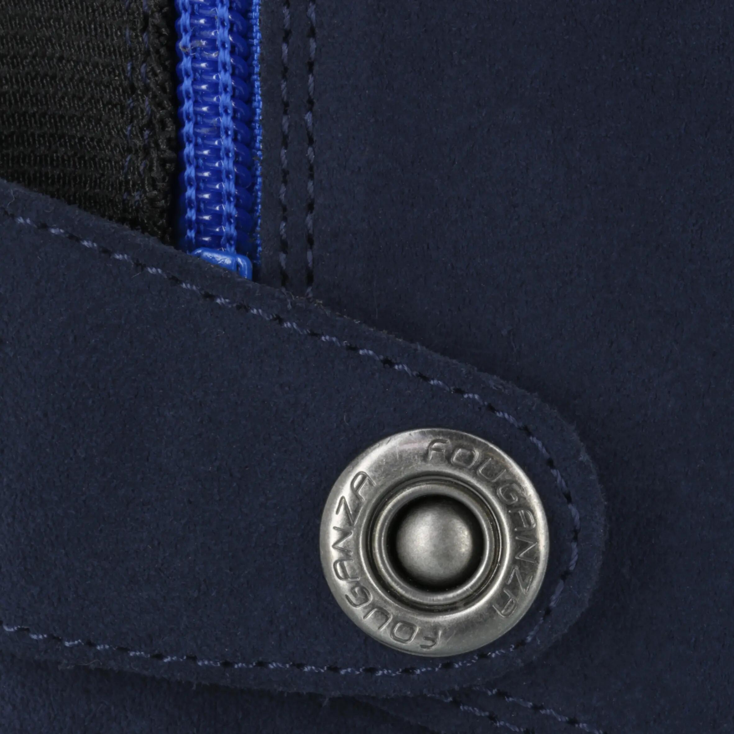 Classic 300 Horse Riding Leather Half Chaps - Navy Blue 7/12