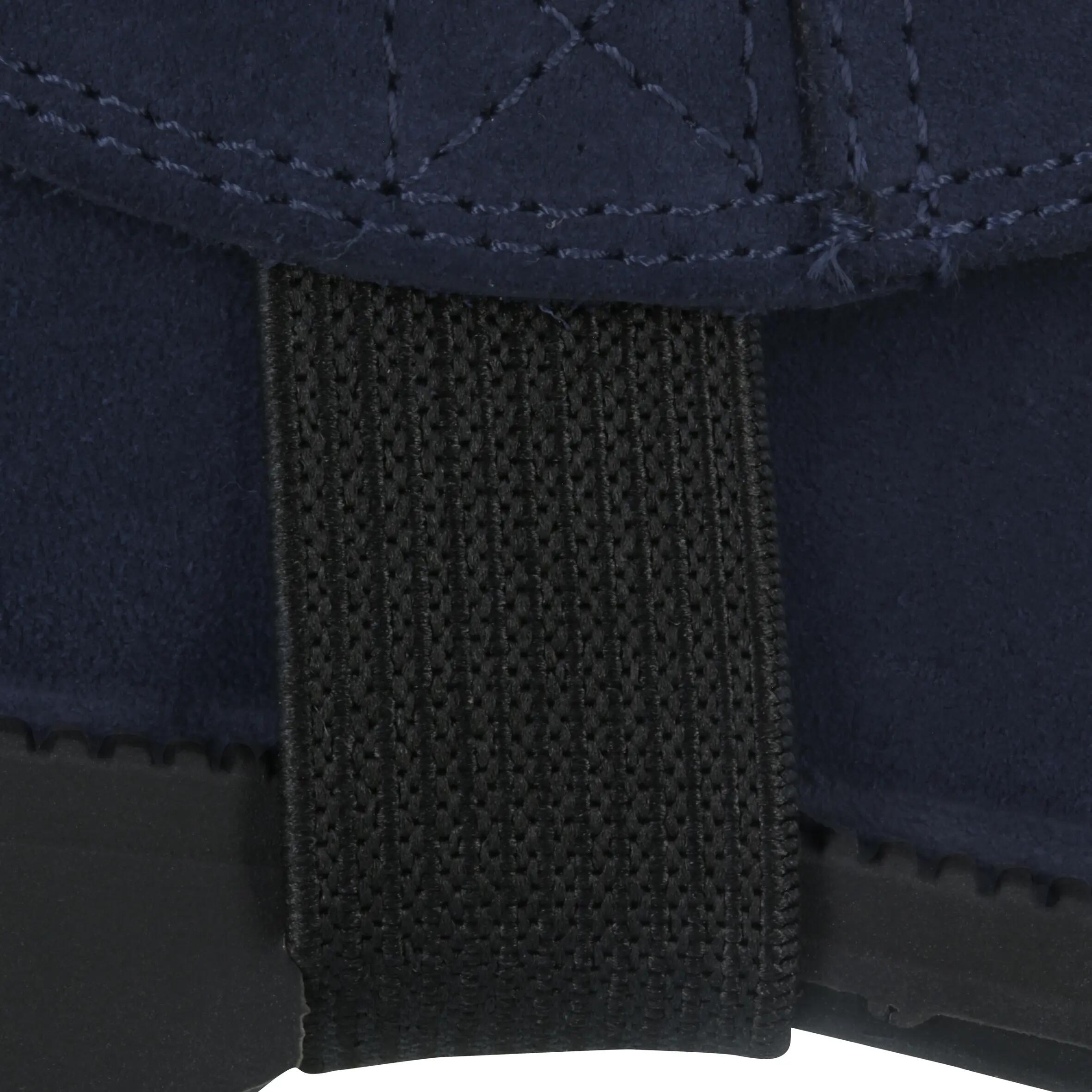 Classic 300 Horse Riding Leather Half Chaps - Navy Blue 9/12