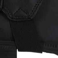 Kids' Horse Riding Mesh Half Chaps 100 - Black