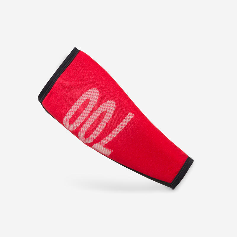 BRACELET DE PROTECTION TIR A L'ARC CLUB 700 ROUGE / NOIR