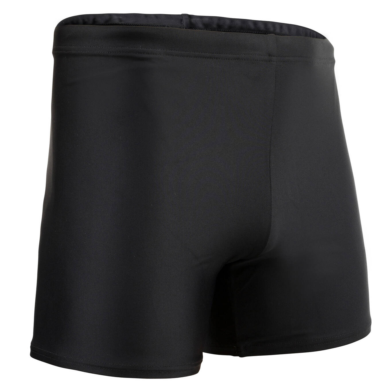 Men’s Swimming Long Boxers 100 Basic - Black