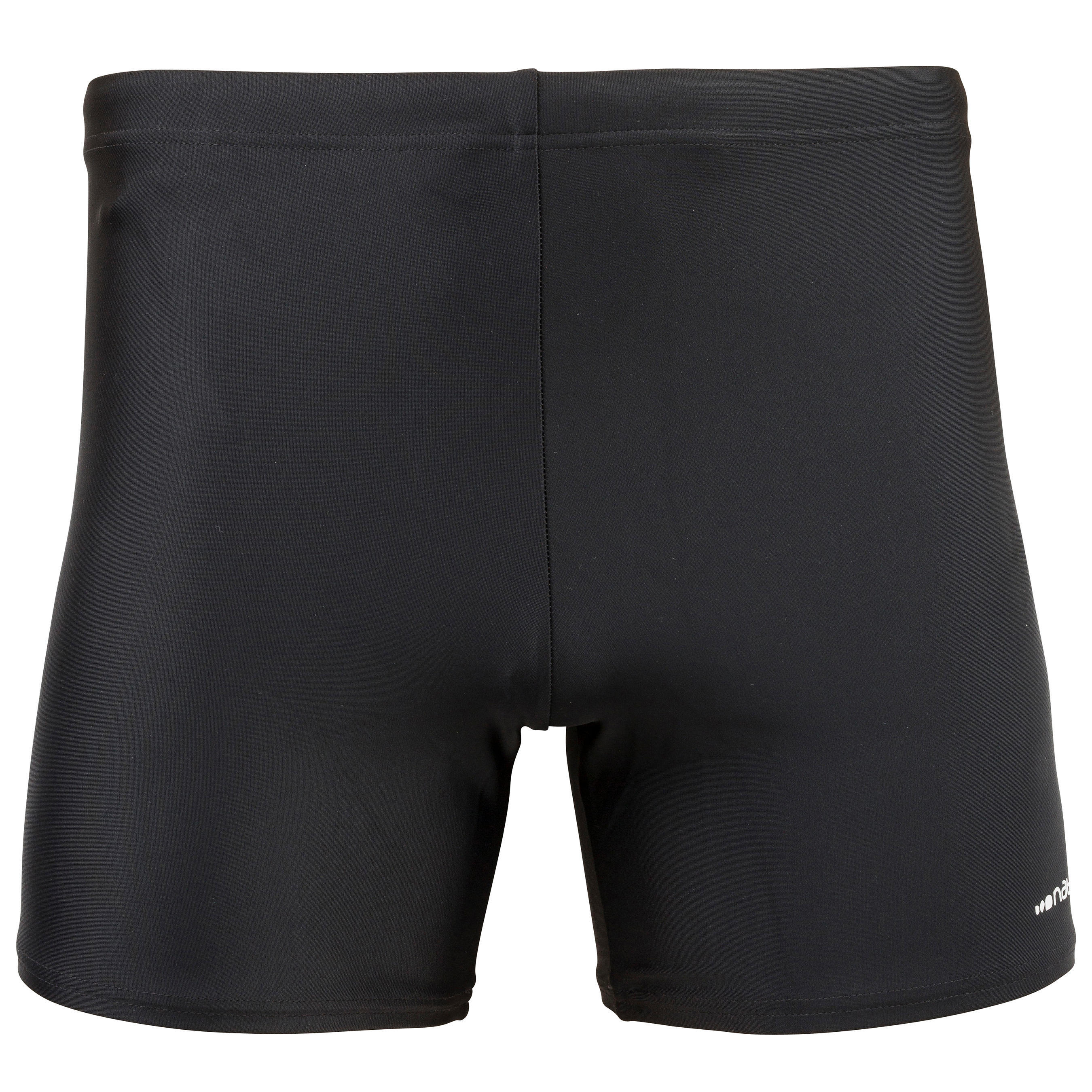 Men’s Swimming Long Boxers 100 Basic - Black 4/7