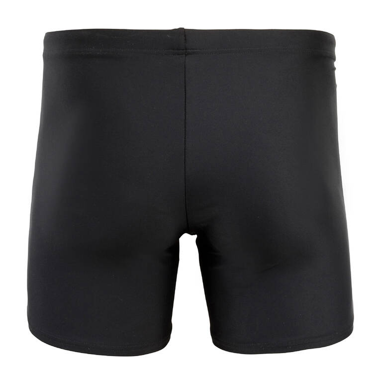 Boxer Panjang Renang Pria 100 Basic - Hitam