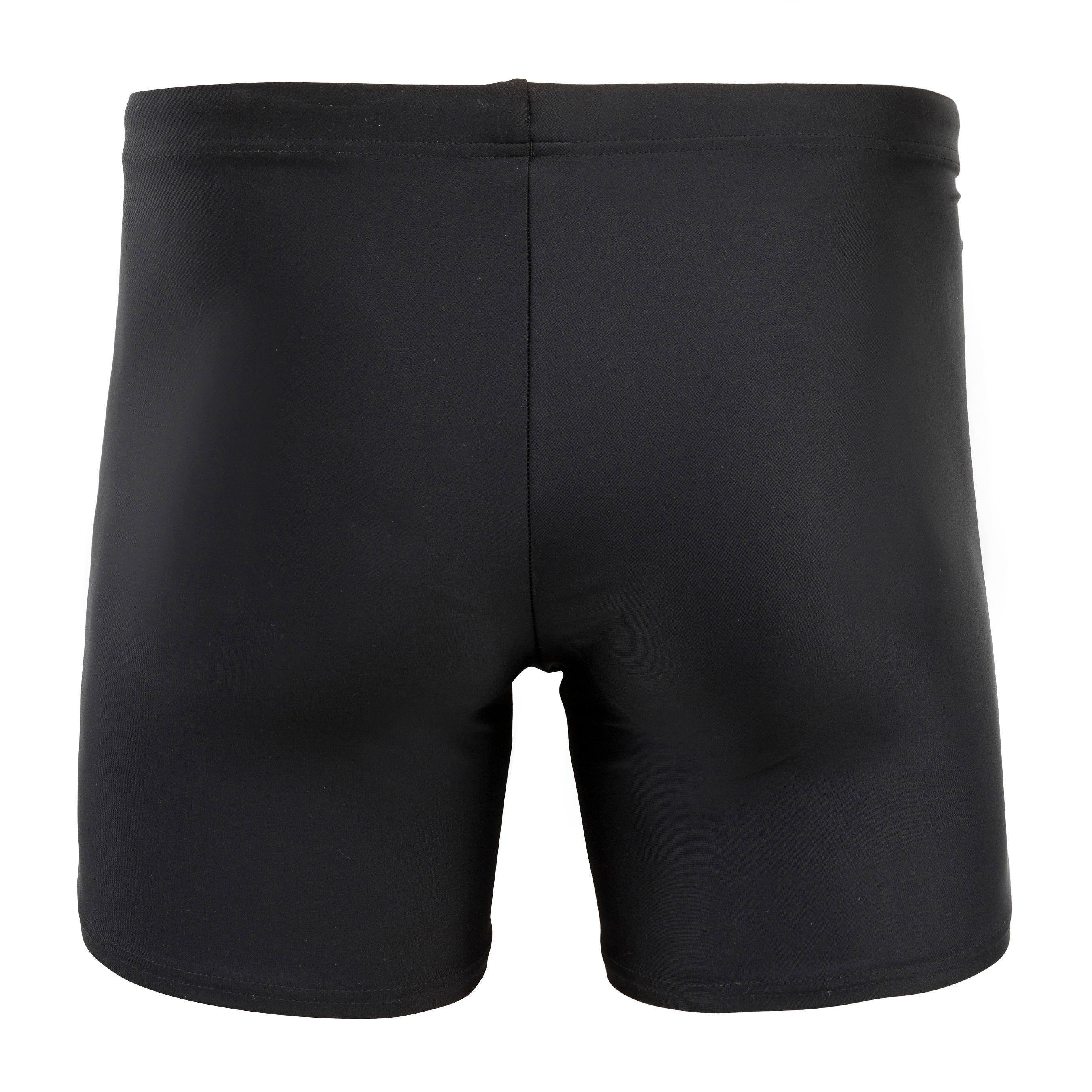 Men’s Swimming Long Boxers 100 Basic - Black 2/7