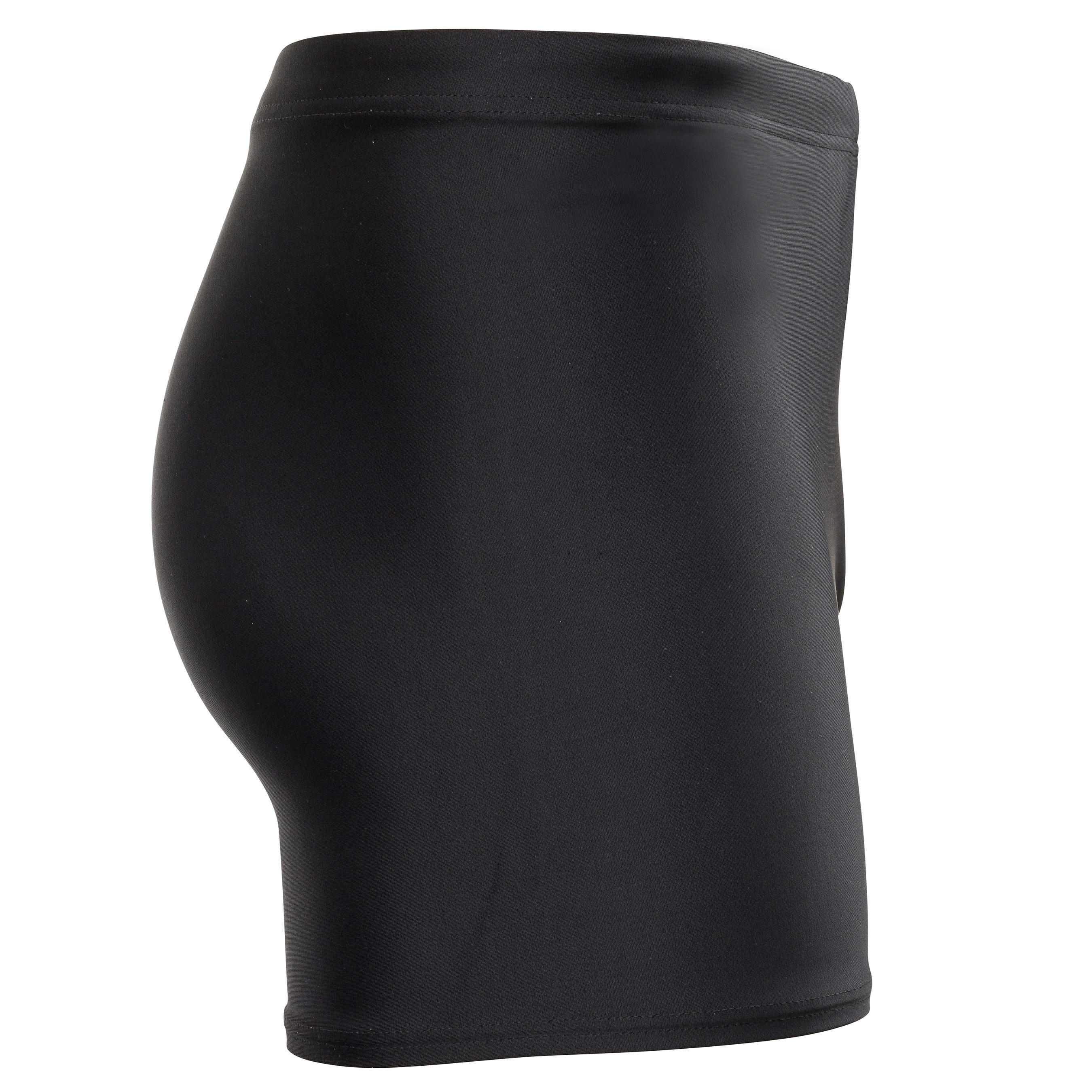 Men’s Swimming Long Boxers 100 Basic - Black 3/7