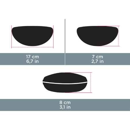 جراب حراري Case 700 مقوى للنظارات الشمسية - لون أسود