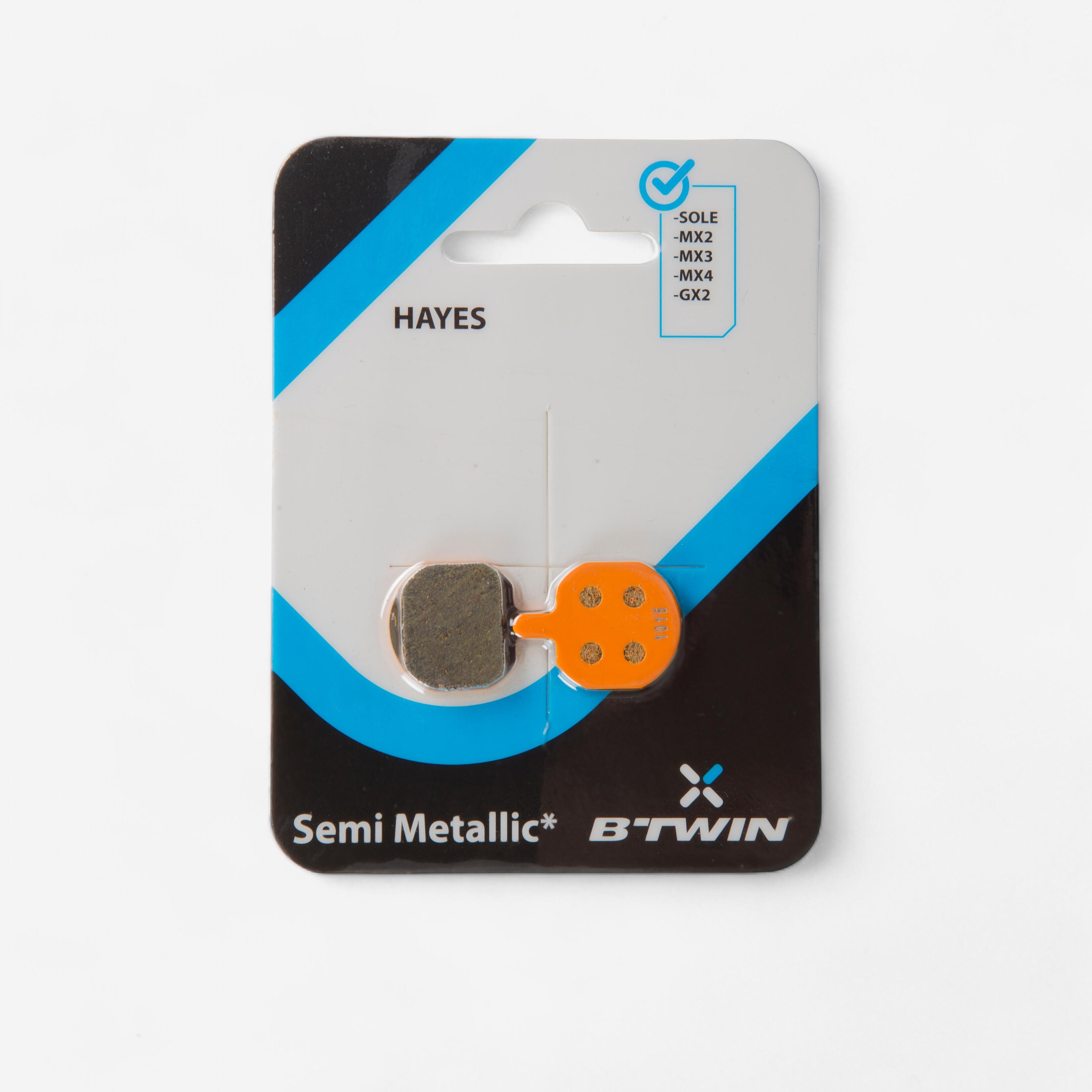 Bicycle Disc Brake Pads Btwin Hayes MX2/3/4/5 compatible Black