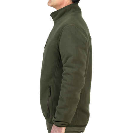 REVERSIBLE HUNTING FLEECE 500 - NEON GREEN/ORANGE