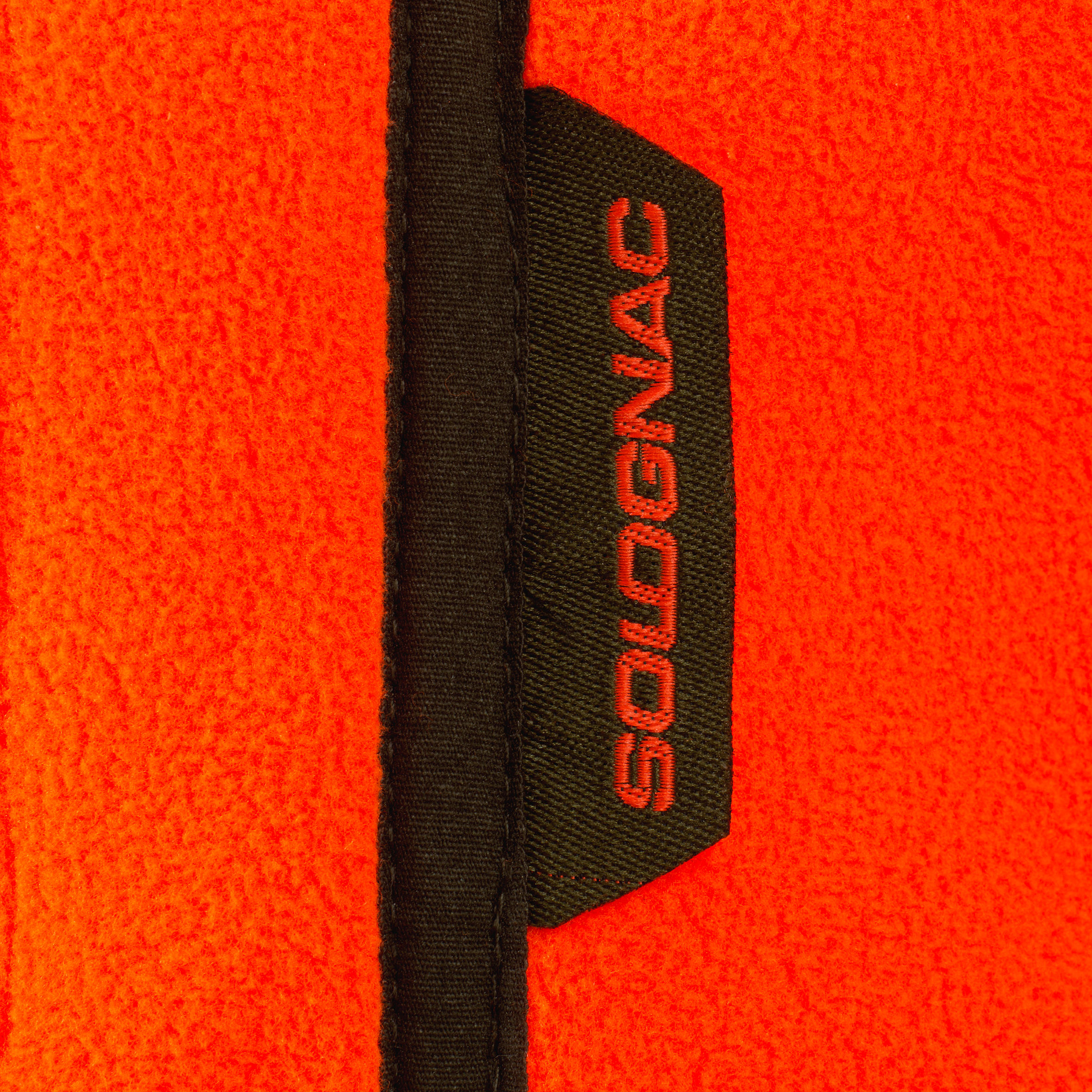Omkeerbaar fleecejack voor de jacht 500 groen/oranje fluo 14/20