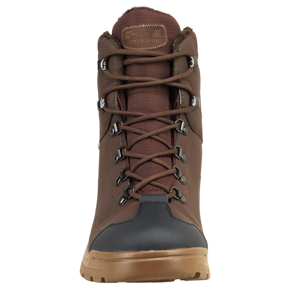 Jagdstiefel warm wasserdicht Land 100 braun 