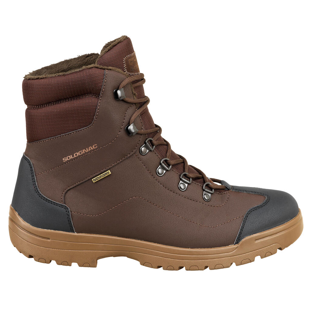 Jagdstiefel warm wasserdicht Land 100 braun 